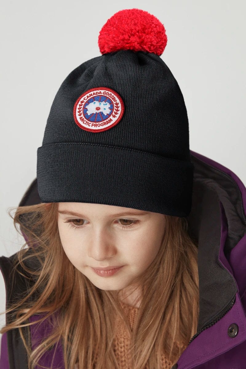 Canada Goose Kids Wool Pom Pom Hat | Childsplay Clothing display picture 2
