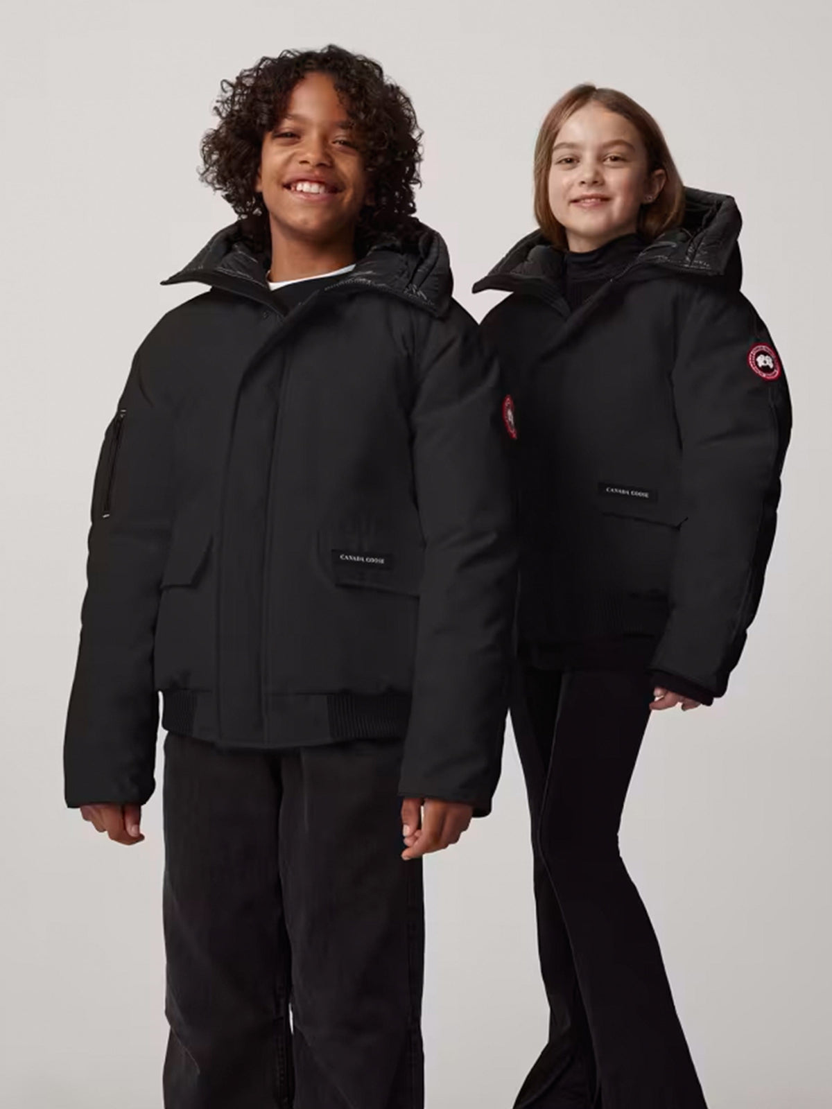 Canada Goose Chilliwack Bomber Black Canada Goose Kids Chilliwack