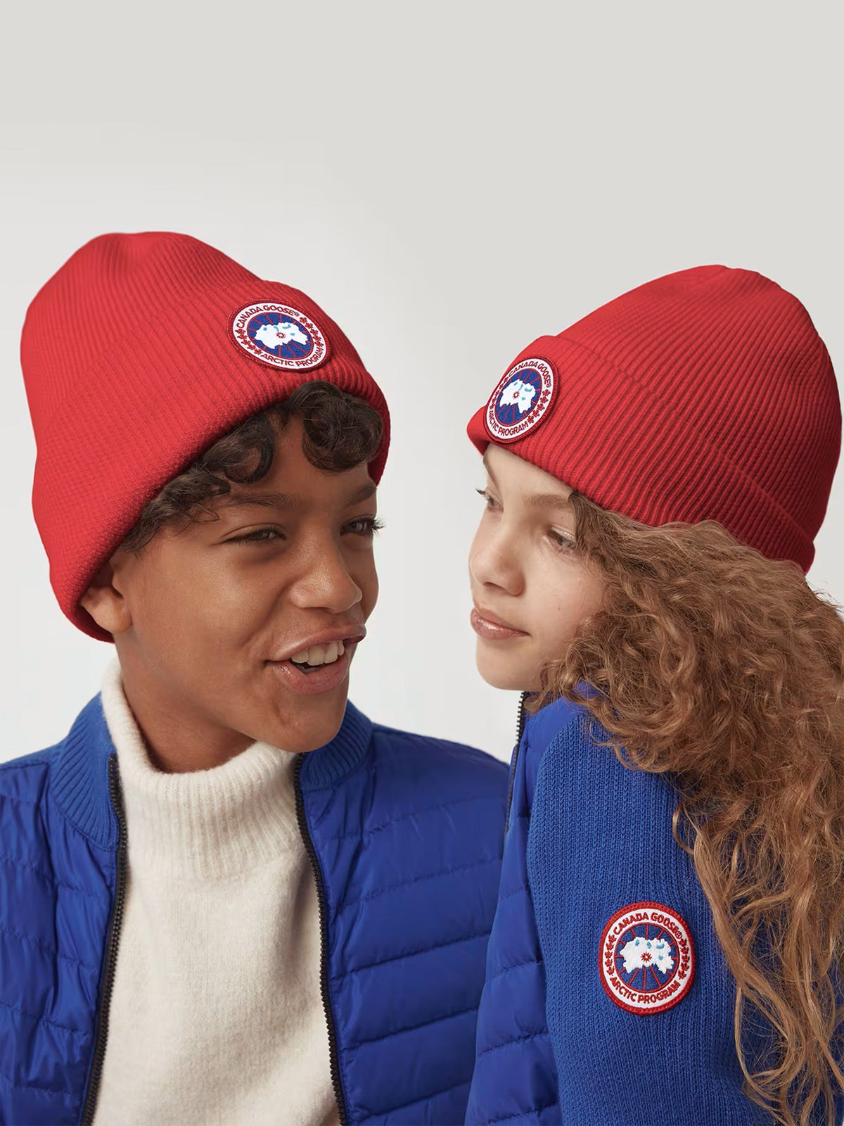 Canada Goose Red Knit Beanie-New Without Tags Canada Goose Kid main image 4