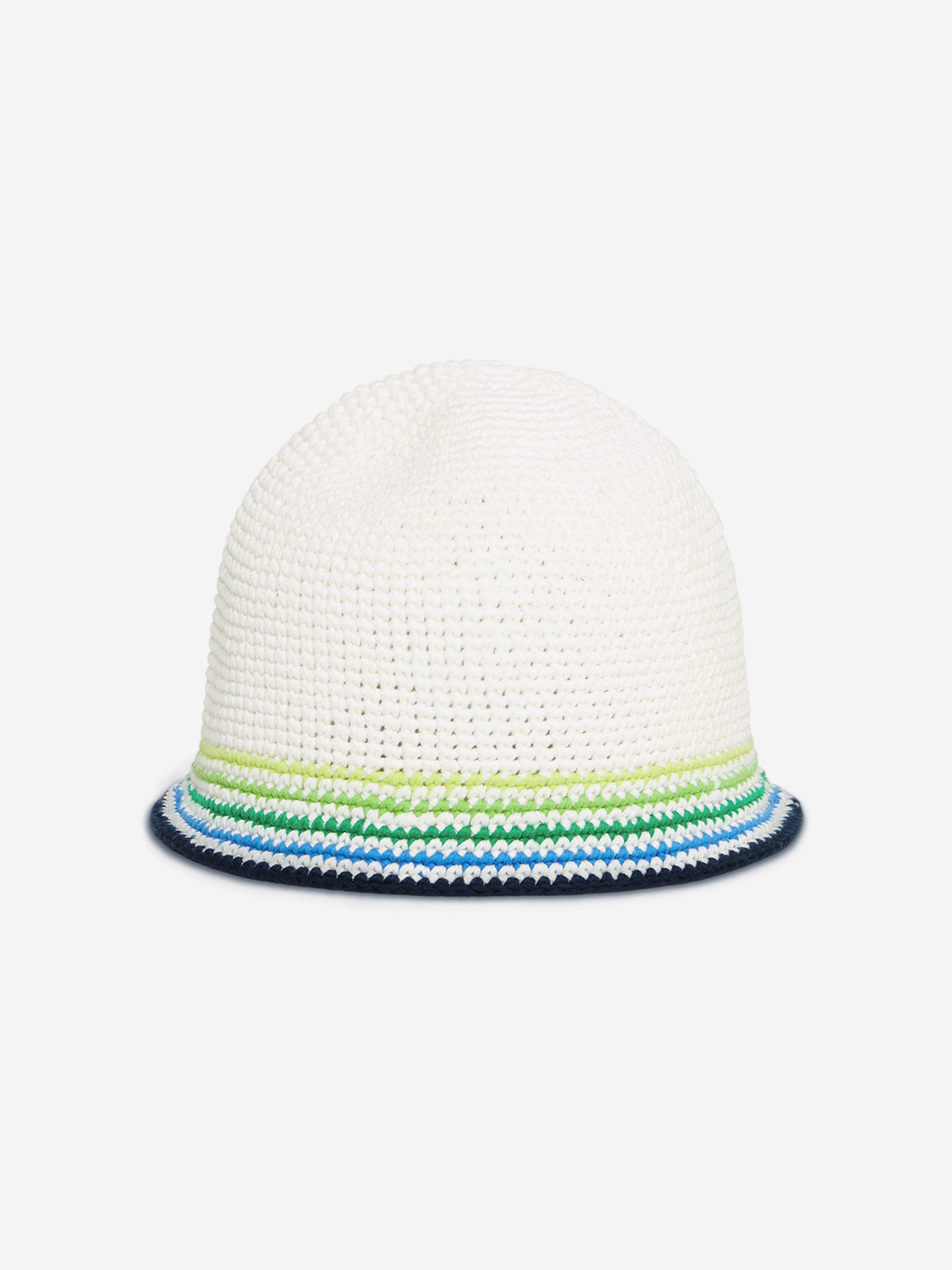 Casablanca Kids Crochet Hat in White | Childsplay Clothing