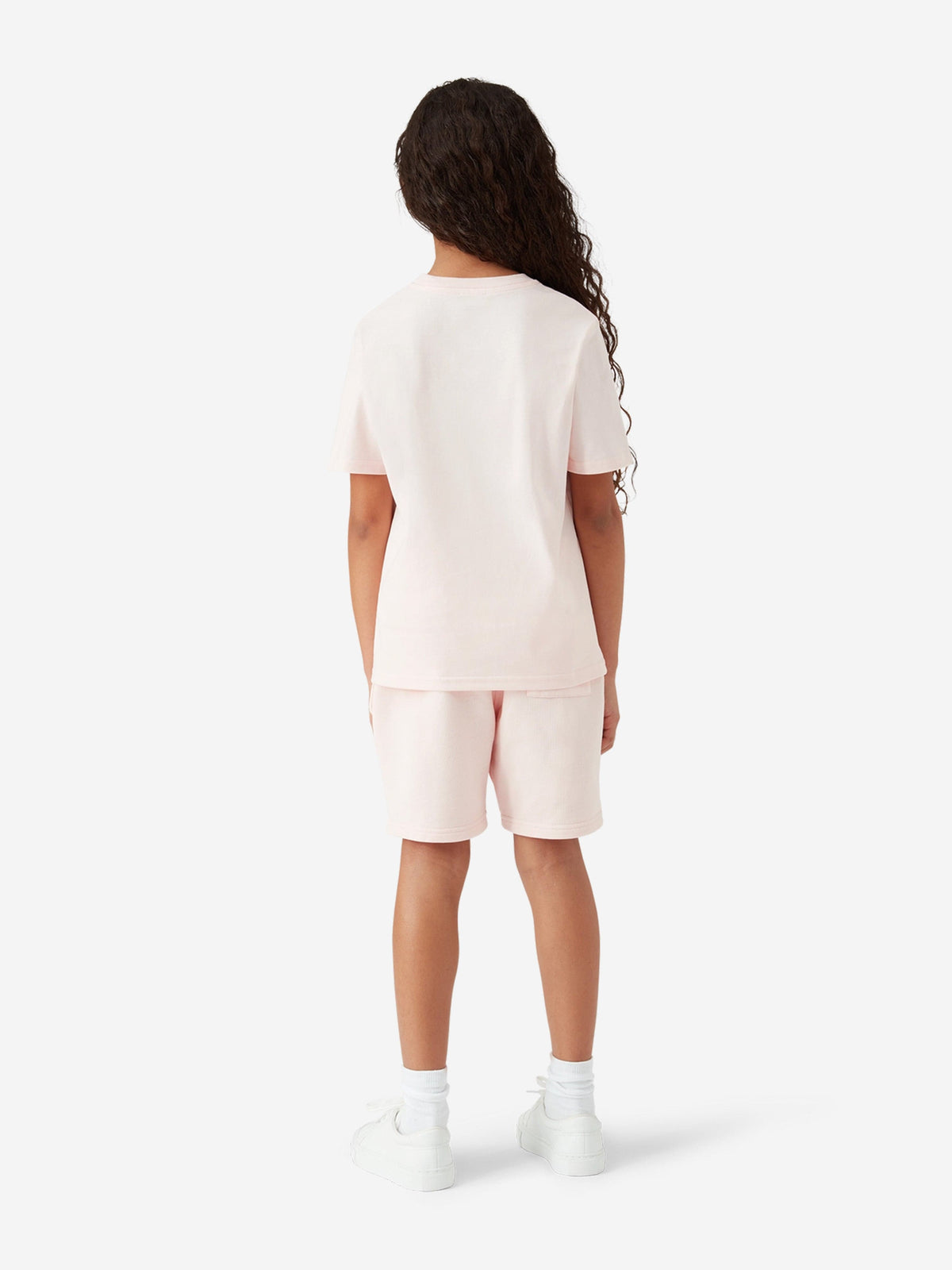Casablanca Girls Waves Sweat Shorts in Pink | Childsplay Clothing