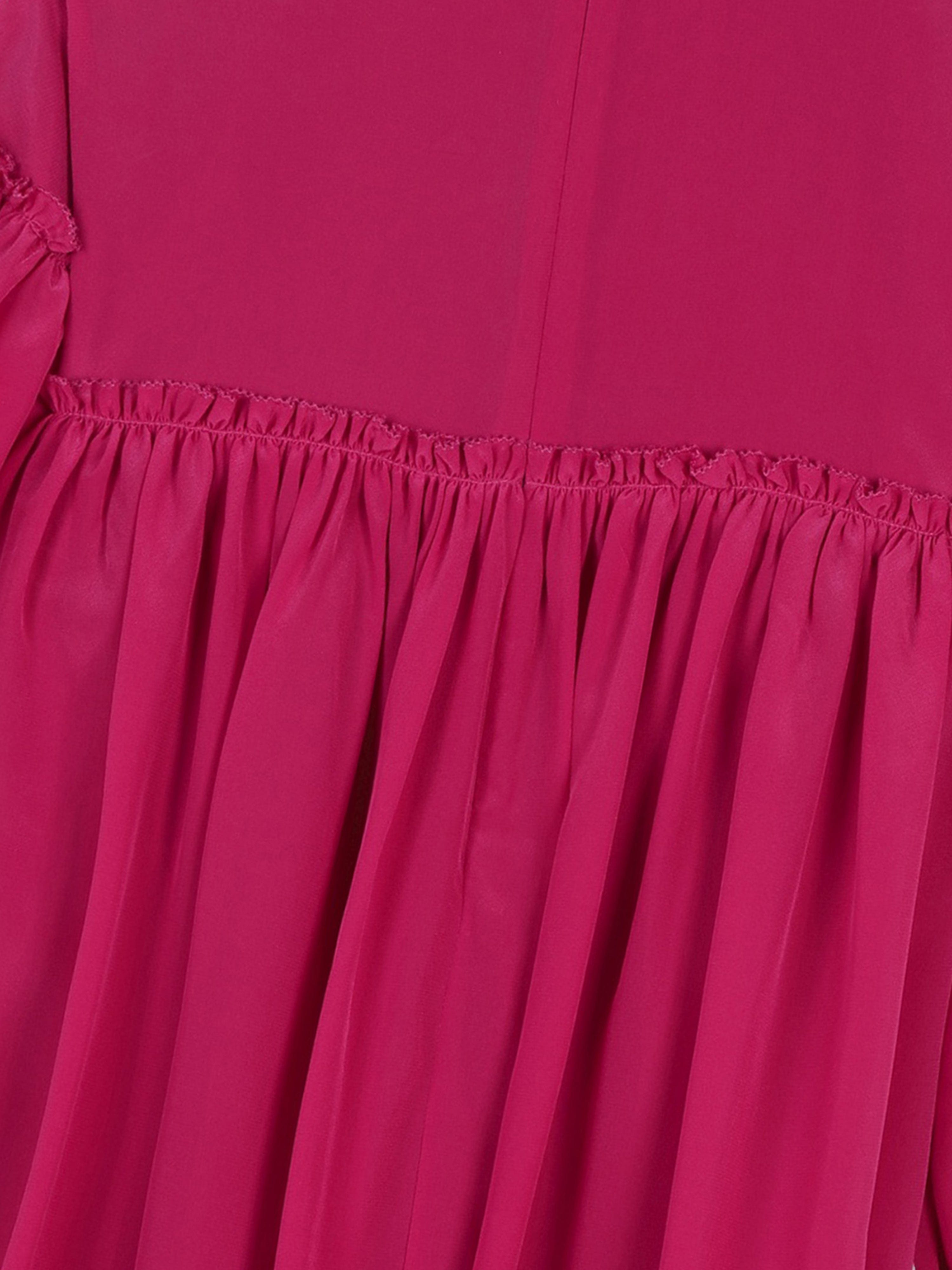 chinese dress ladies Chloé Girls Silk Guipure Lace Dress Girls Kids 6 Year Pink Cotton by Childrensalon
