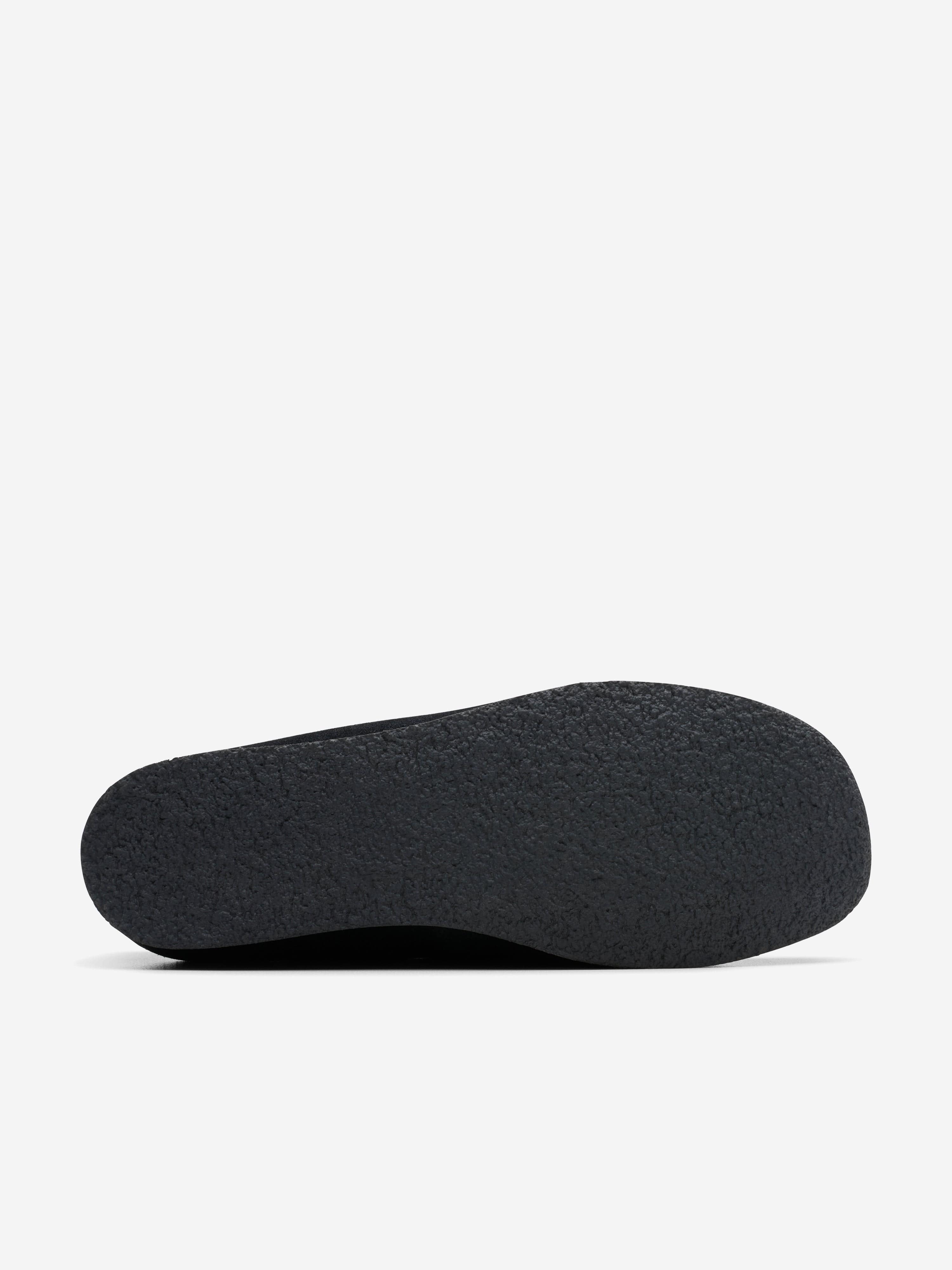 Clarks Kids Suede Wallabee Shoes in Black (Wide Fit) | Childsplay