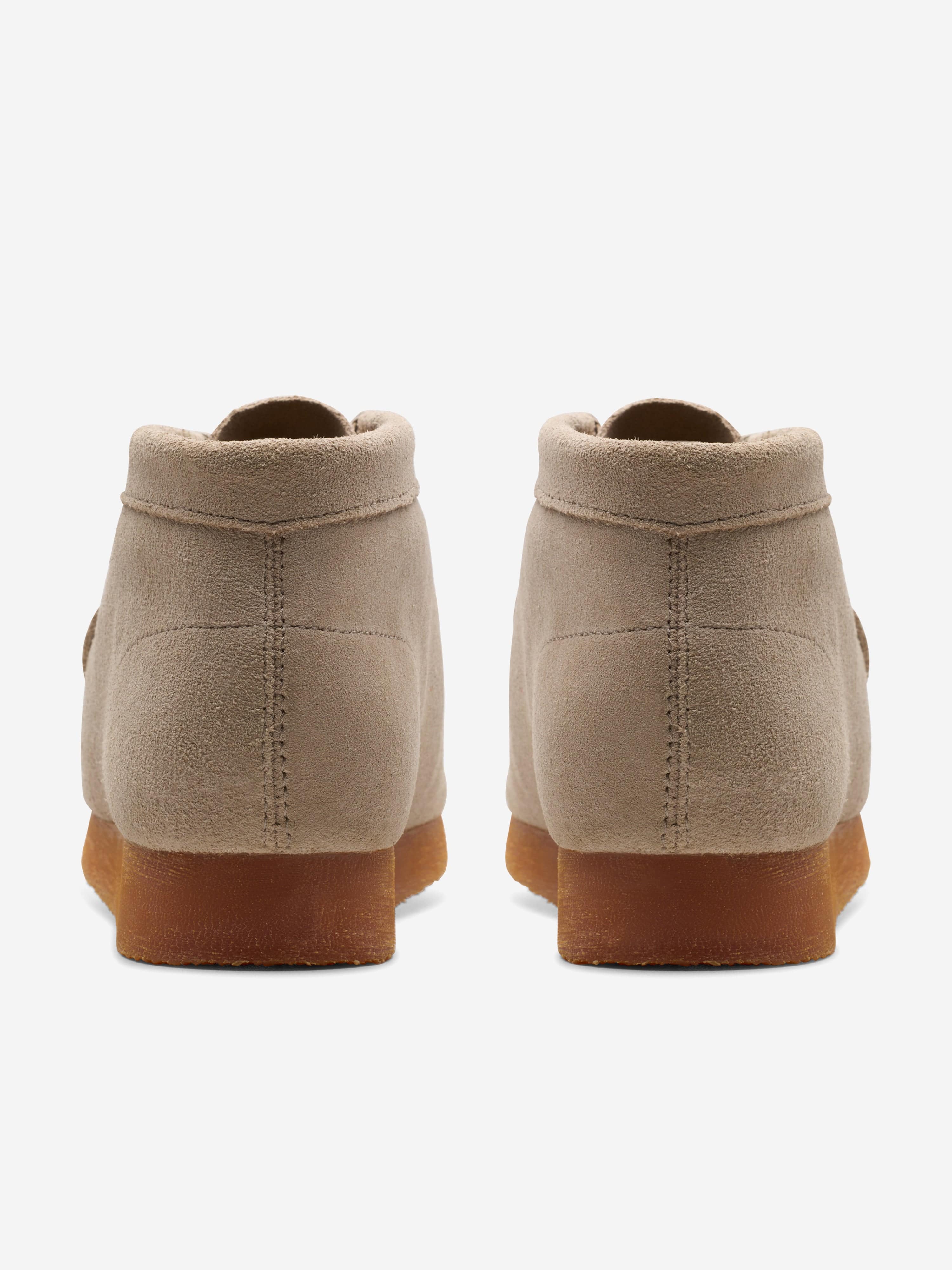 Clarks Kids Wallabee Boots in Beige (Wide Fit) | Childsplay Clothing