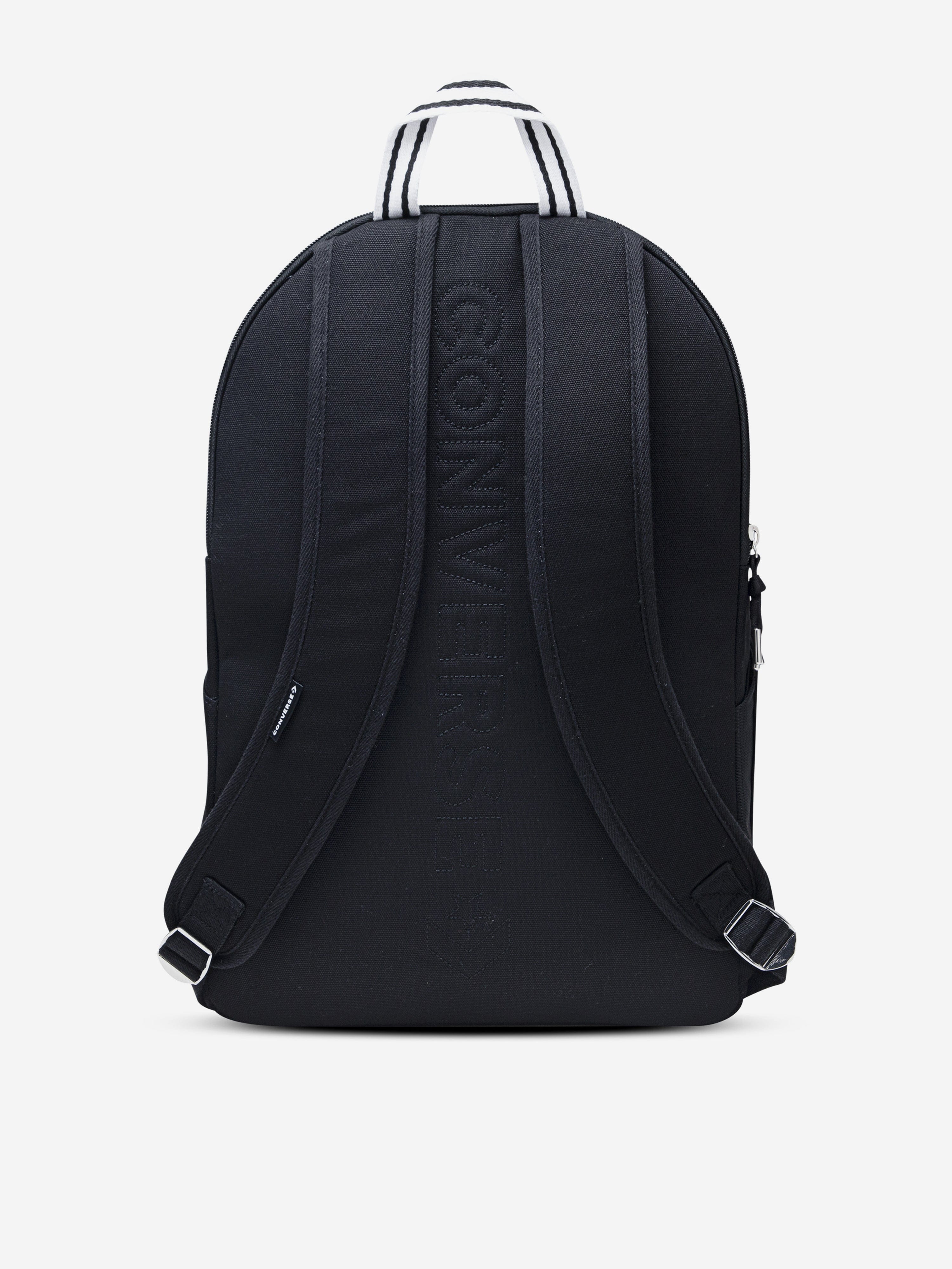 black leather converse backpack Converse Kids Cam Converse Chuck Backpack in Black (46cm)