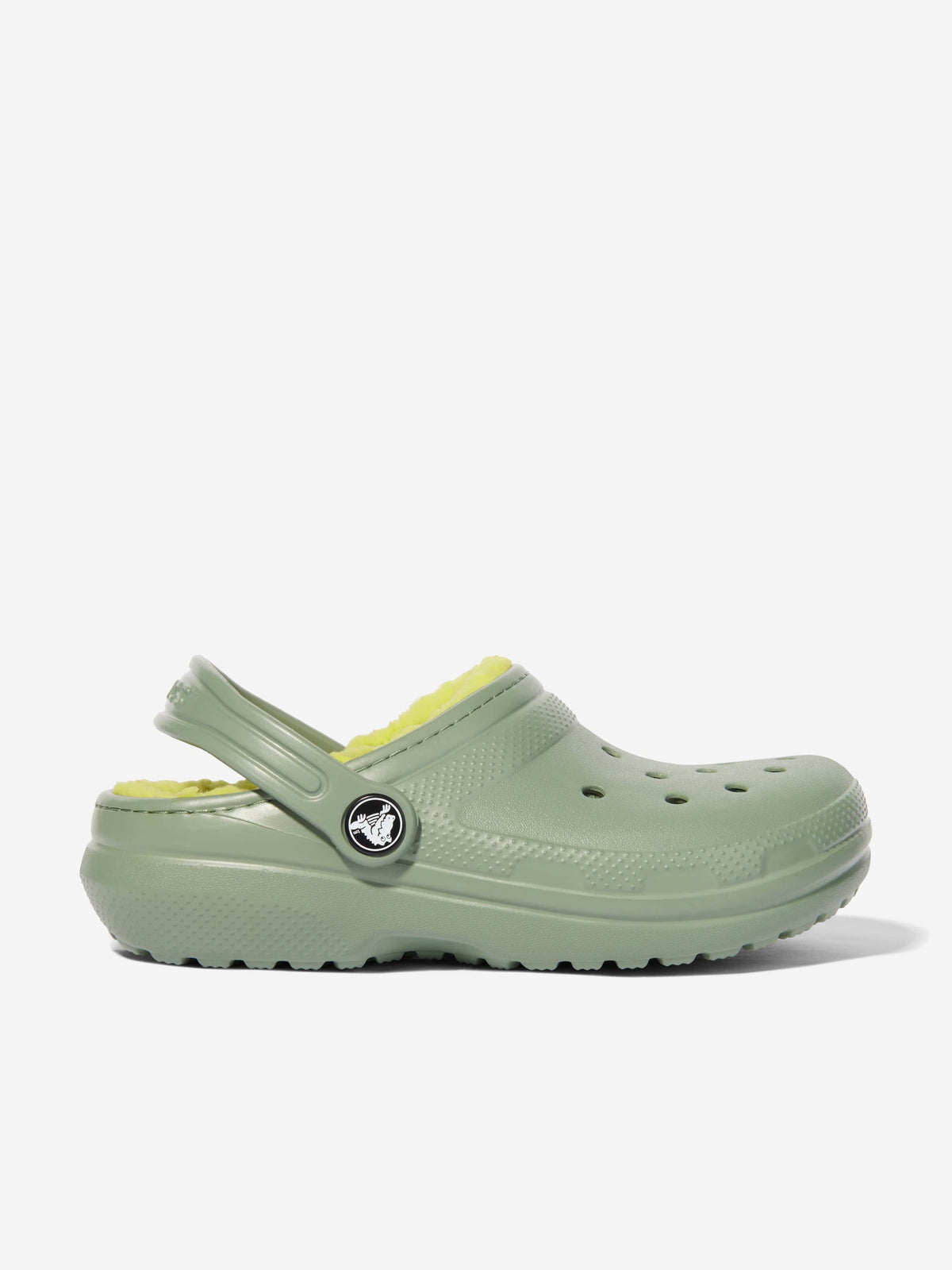 Crocs Kids Classic Lined Clog in Green | Childsplay Clothing