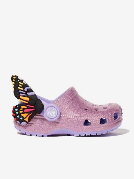 CROCS Classic Butterfly Clog Sandals Mens Size 12 Womens Size 14 Purple Multi Crocs Classic butterfly clog purple Men main image 3