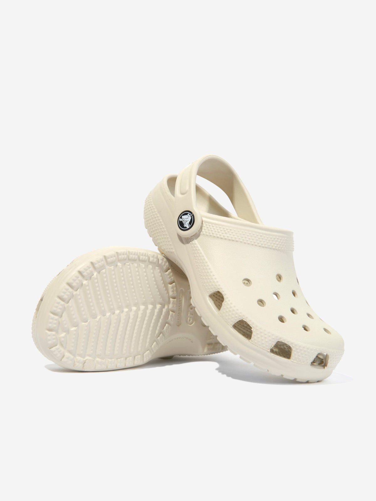 Crocs Kids Classic Clog in Beige | Childsplay Clothing display picture 1
