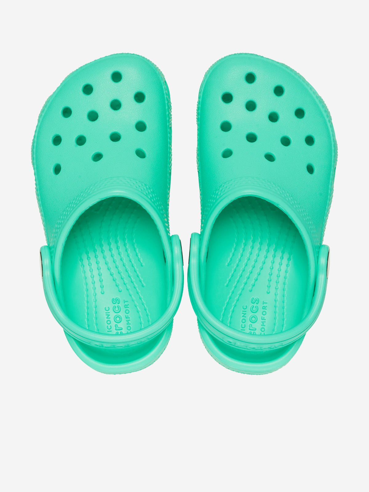 Crocs Kids Classic Clog in Green | Childsplay Clothing display picture 2