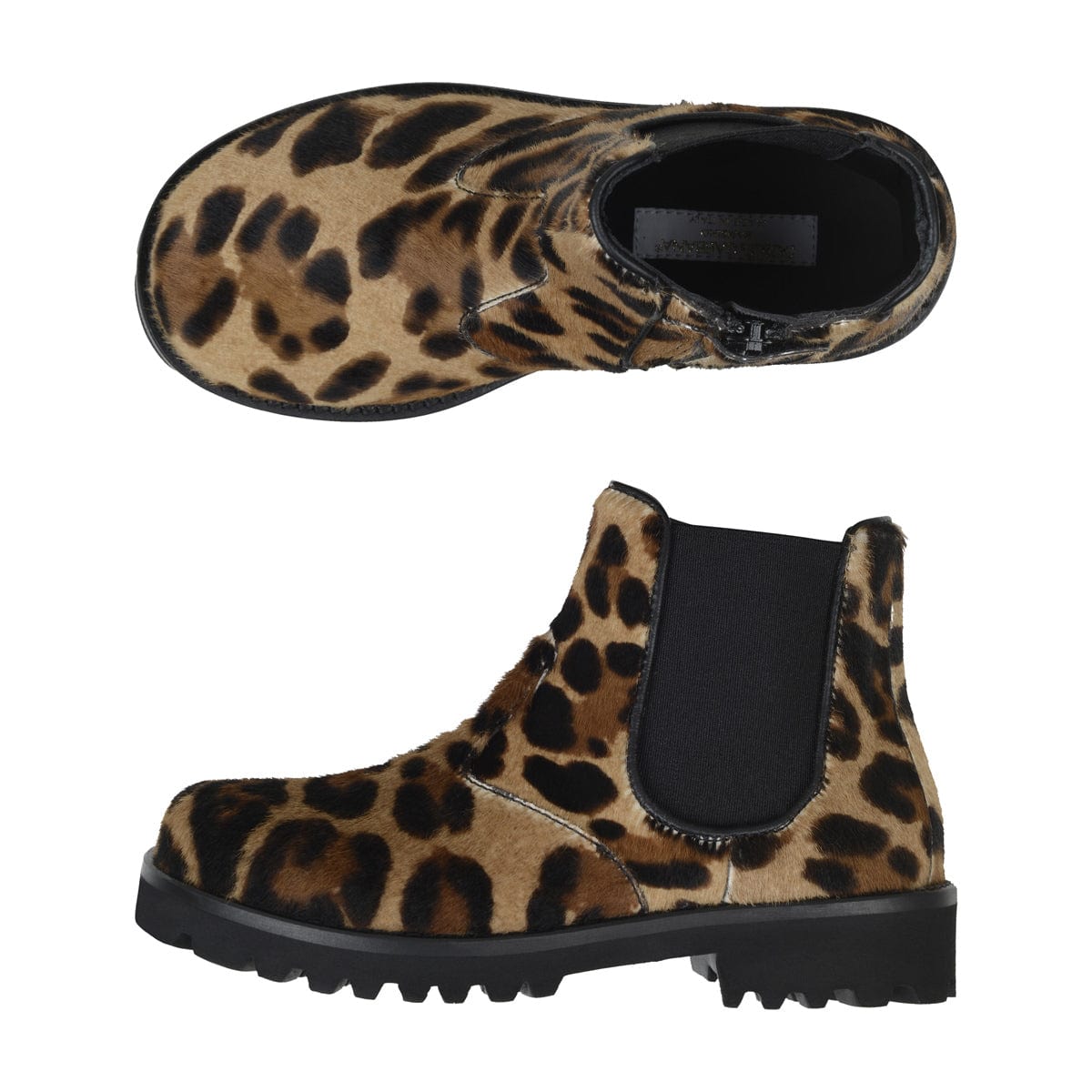 DOLCE & GABBANA D&G JUNIOR ストロー かごバッグ 豹柄 DOLCE & GABBANA D&G JUNIOR ストロー かごバッグ 豹柄