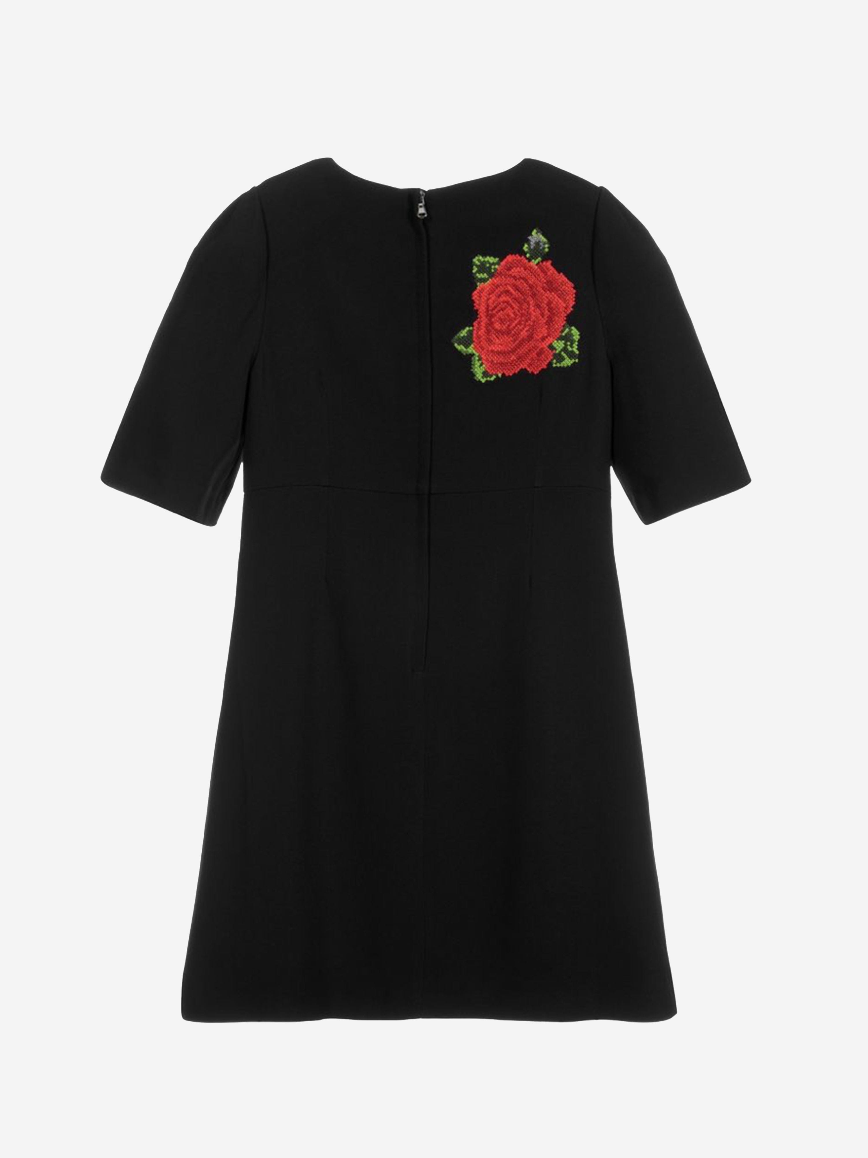 Dolce & Gabbana Girls Dress 2 Yrs Black