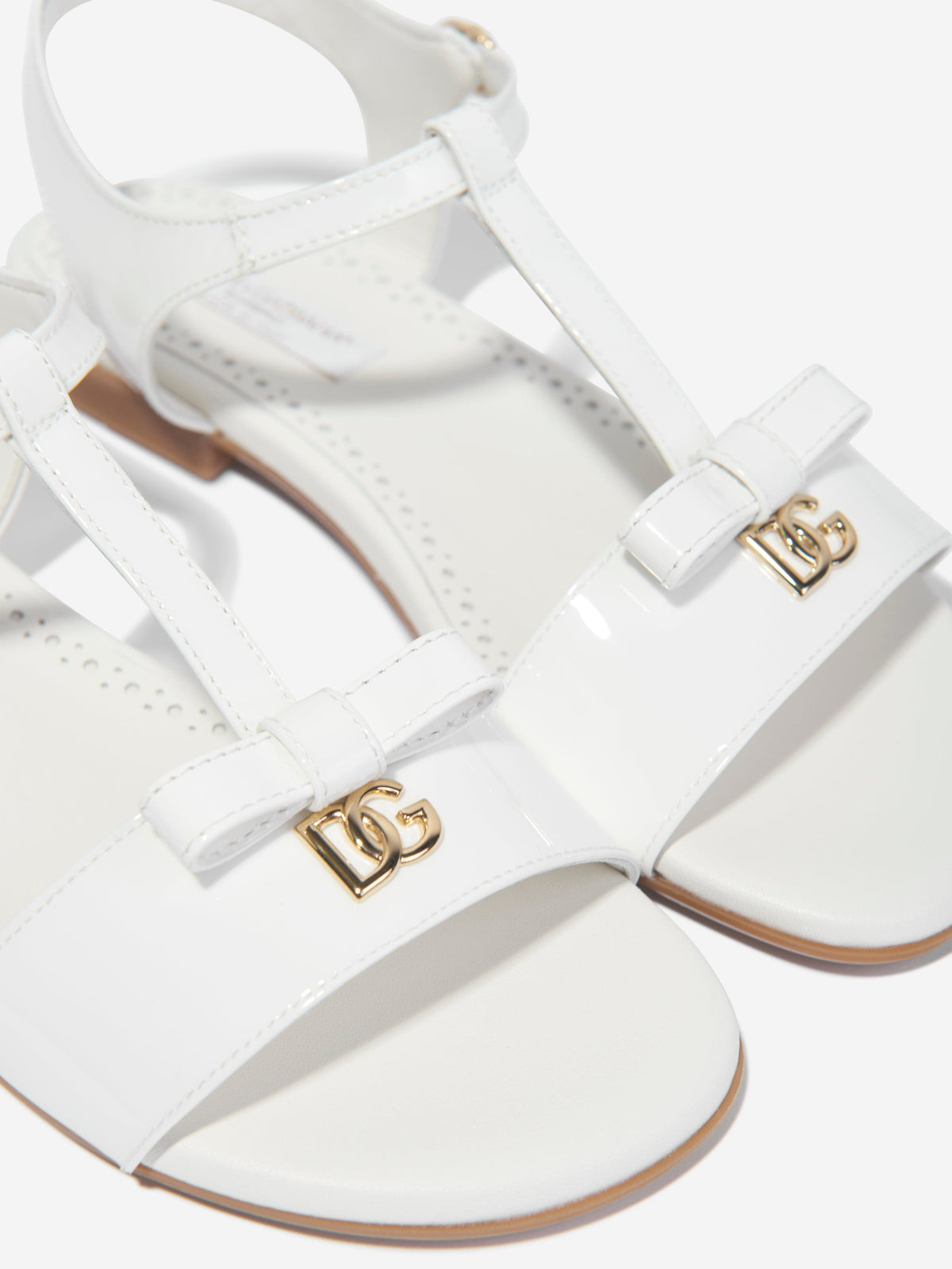 Dolce &Gabbana white patent Patent leather sandal Dolce & Gabbana White size 7.5 US in  main image 4