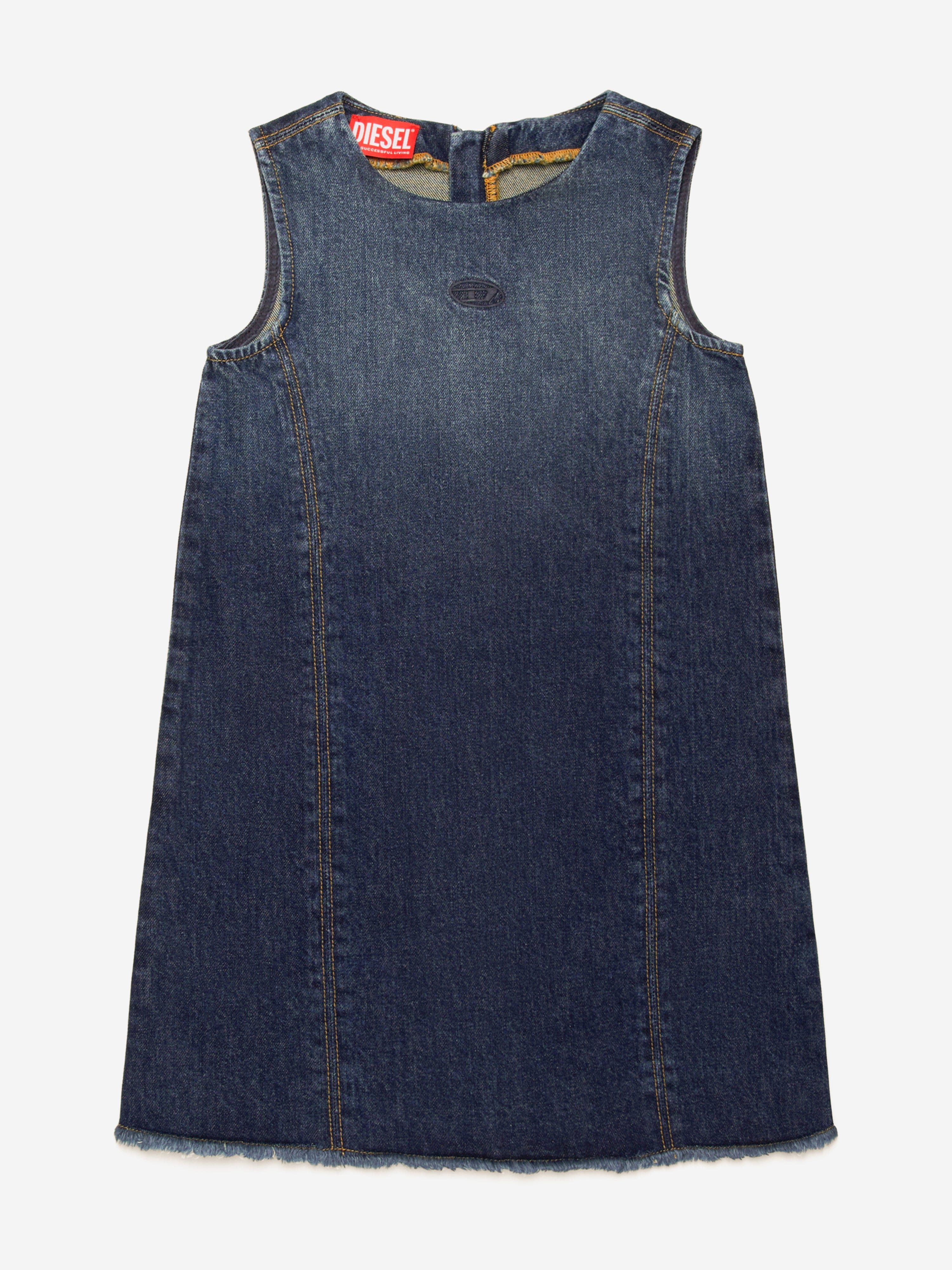 Diesel Girls Destar Denim Dress in Blue Diesel Girls Destar Denim Dress in Blue