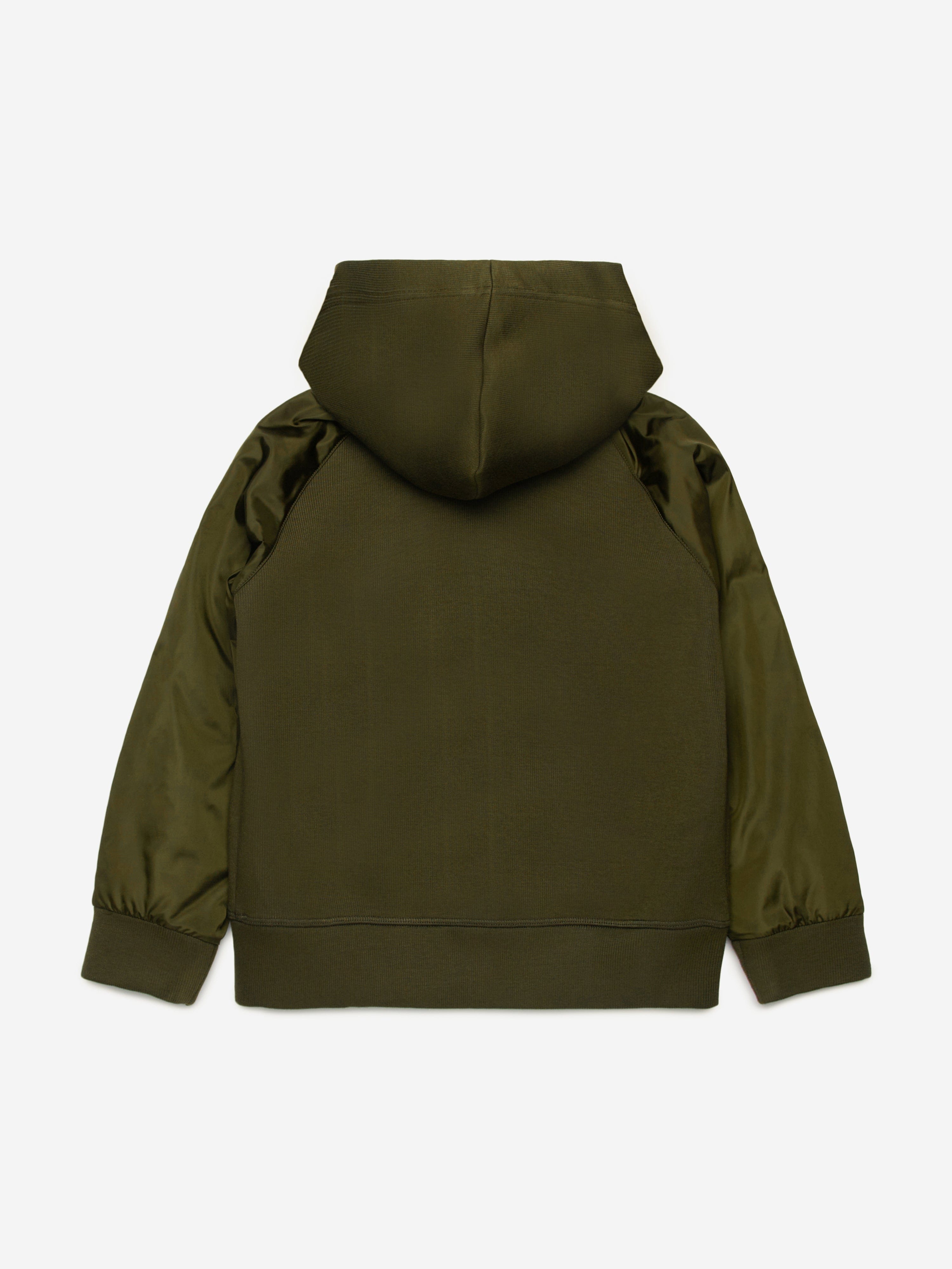 Dsquared2 Kids Zip Up Top in Green | Childsplay Clothing