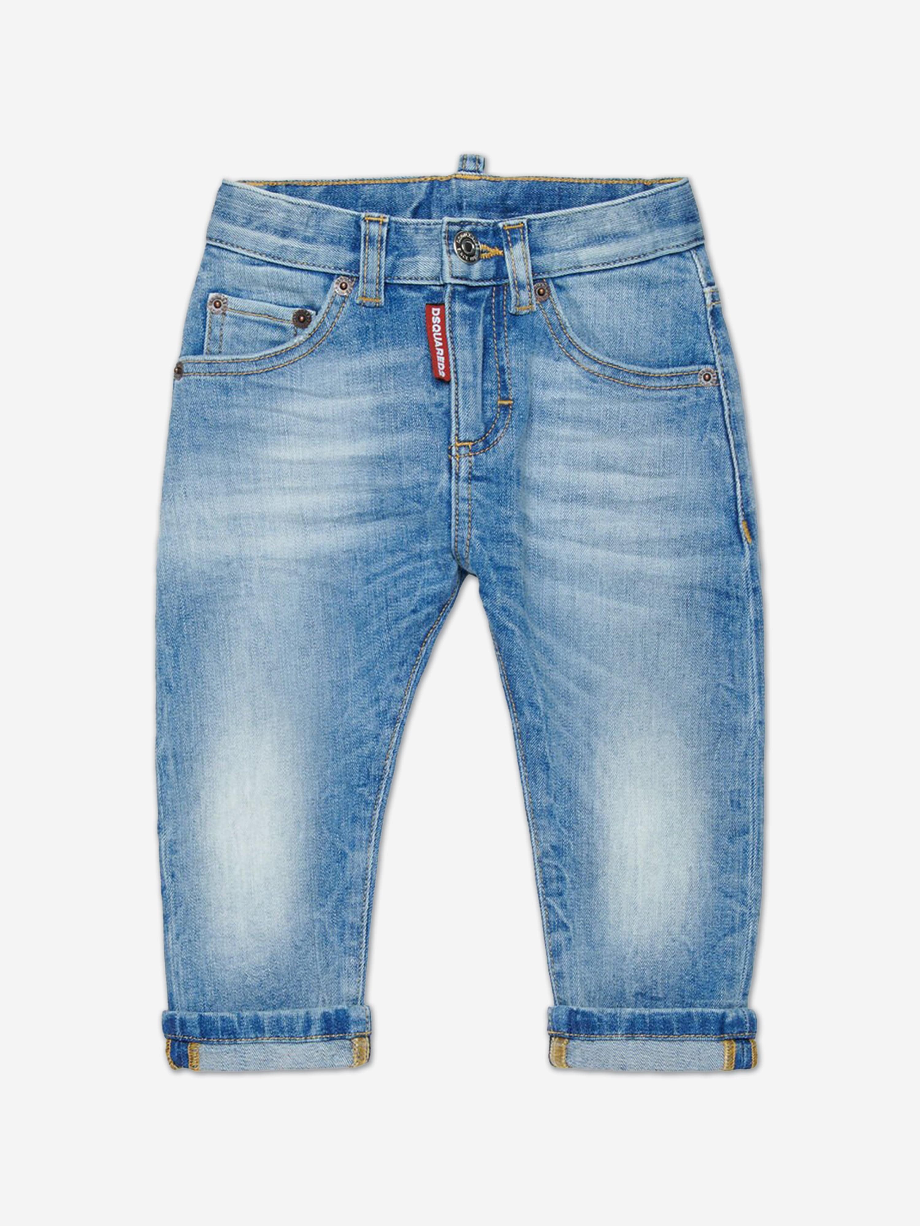 Dsquared2 Baby Carrot Cut Jeans in Blue