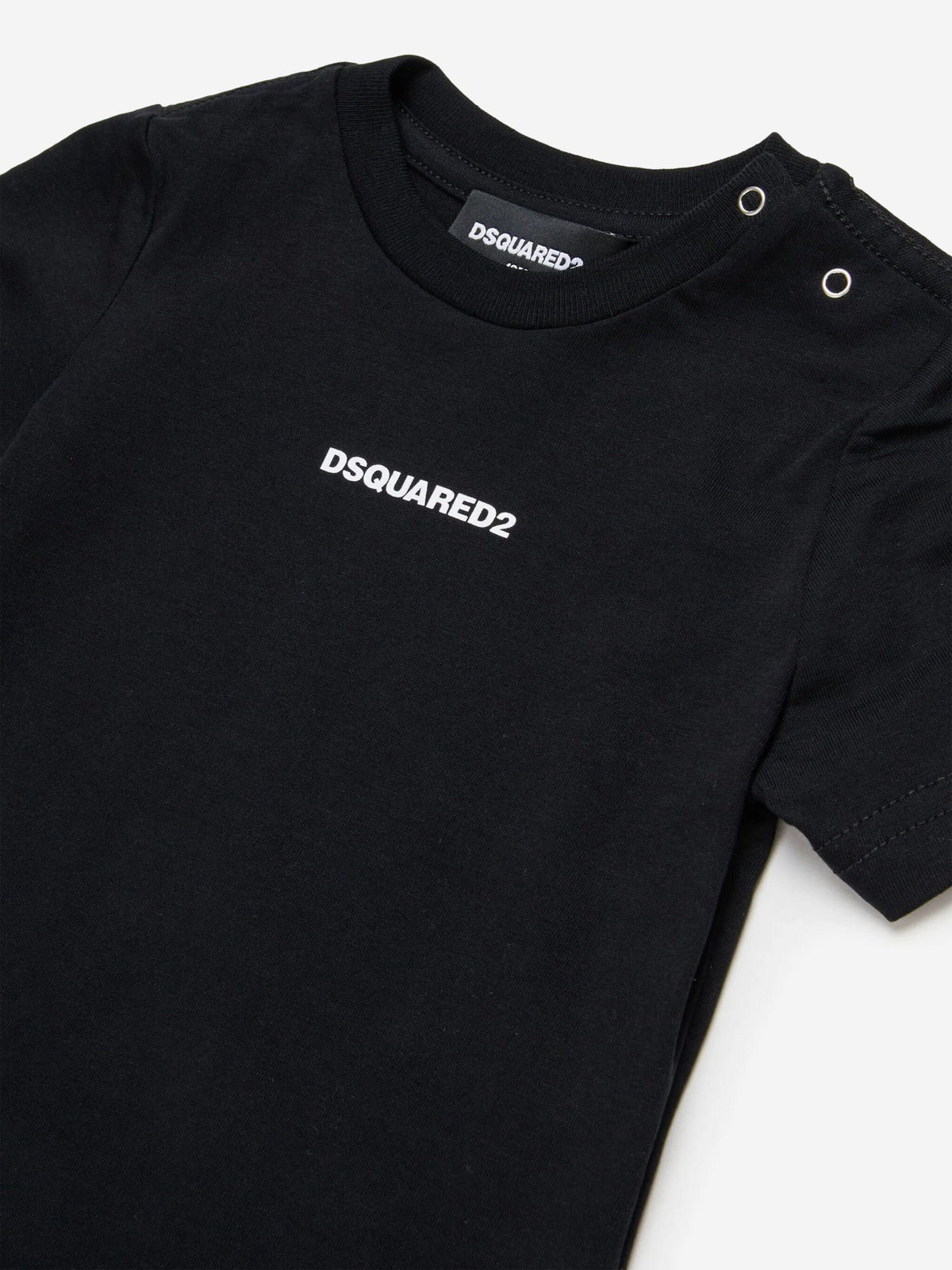 Dsquared2 Baby Logo T-Shirt in Black | Childsplay Clothing