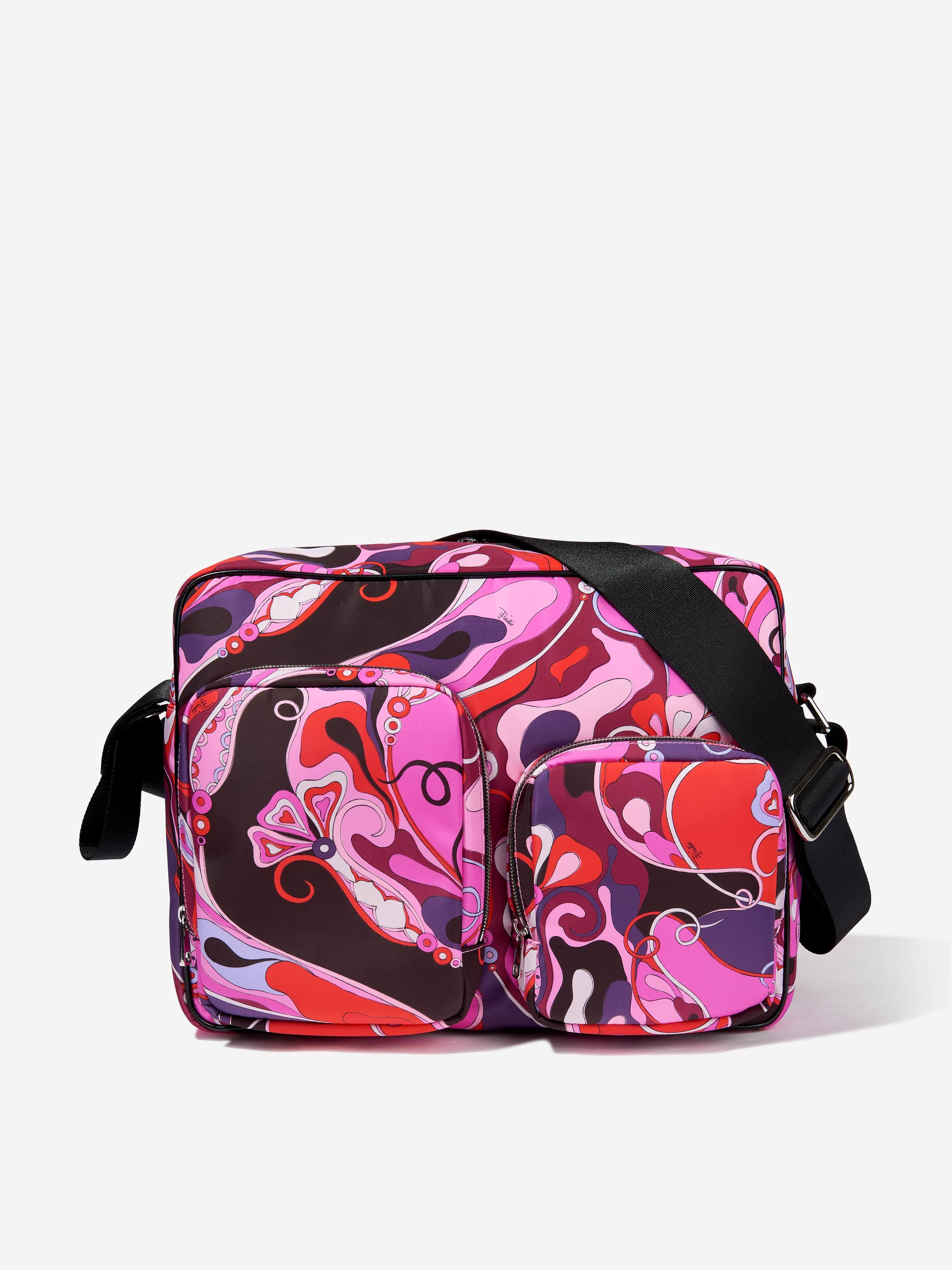 Baby Girls Orchidee Print Changing Bag in Pink (39cm)