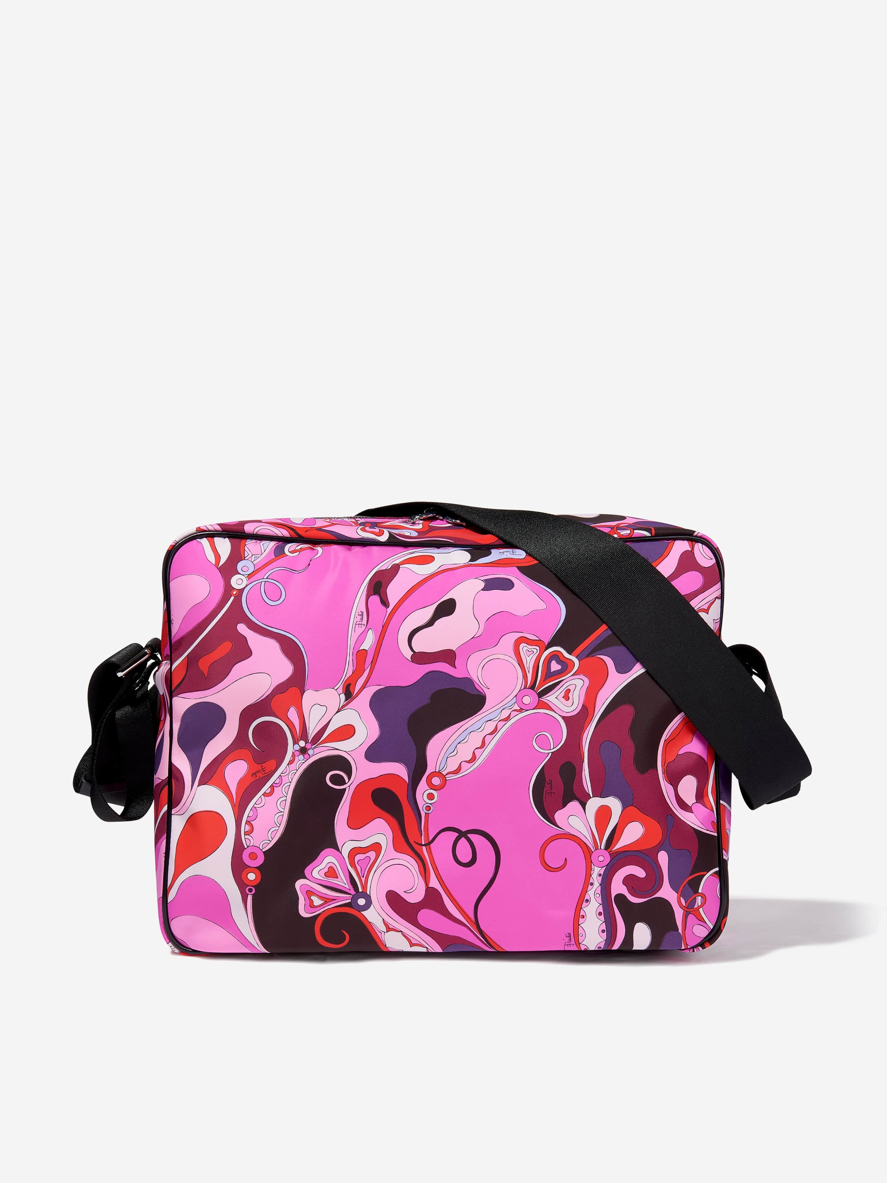Baby Girls Orchidee Print Changing Bag in Pink (39cm)