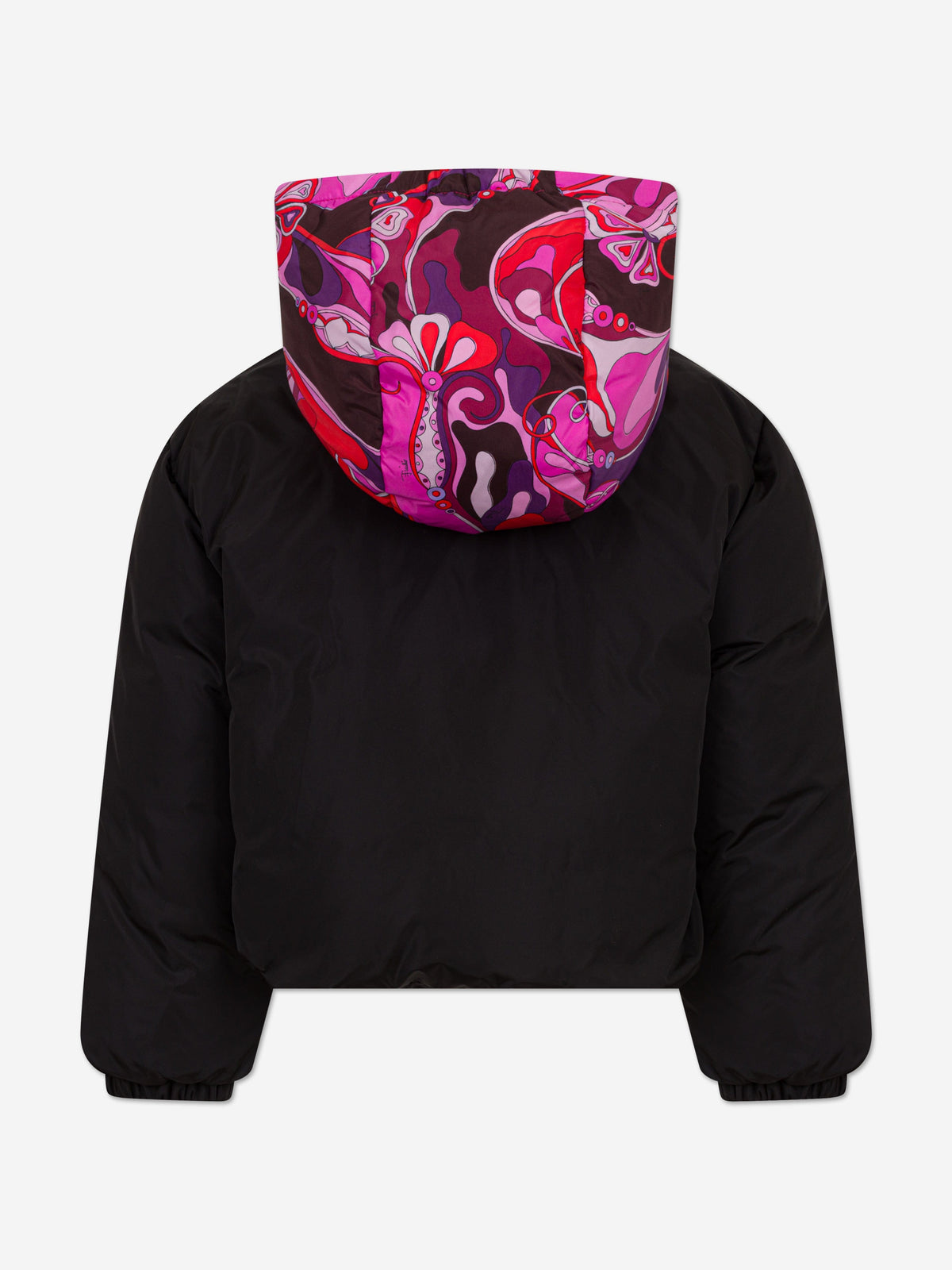 PUCCI Girls Down Padded Jacket in Black | Childsplay Clothing
