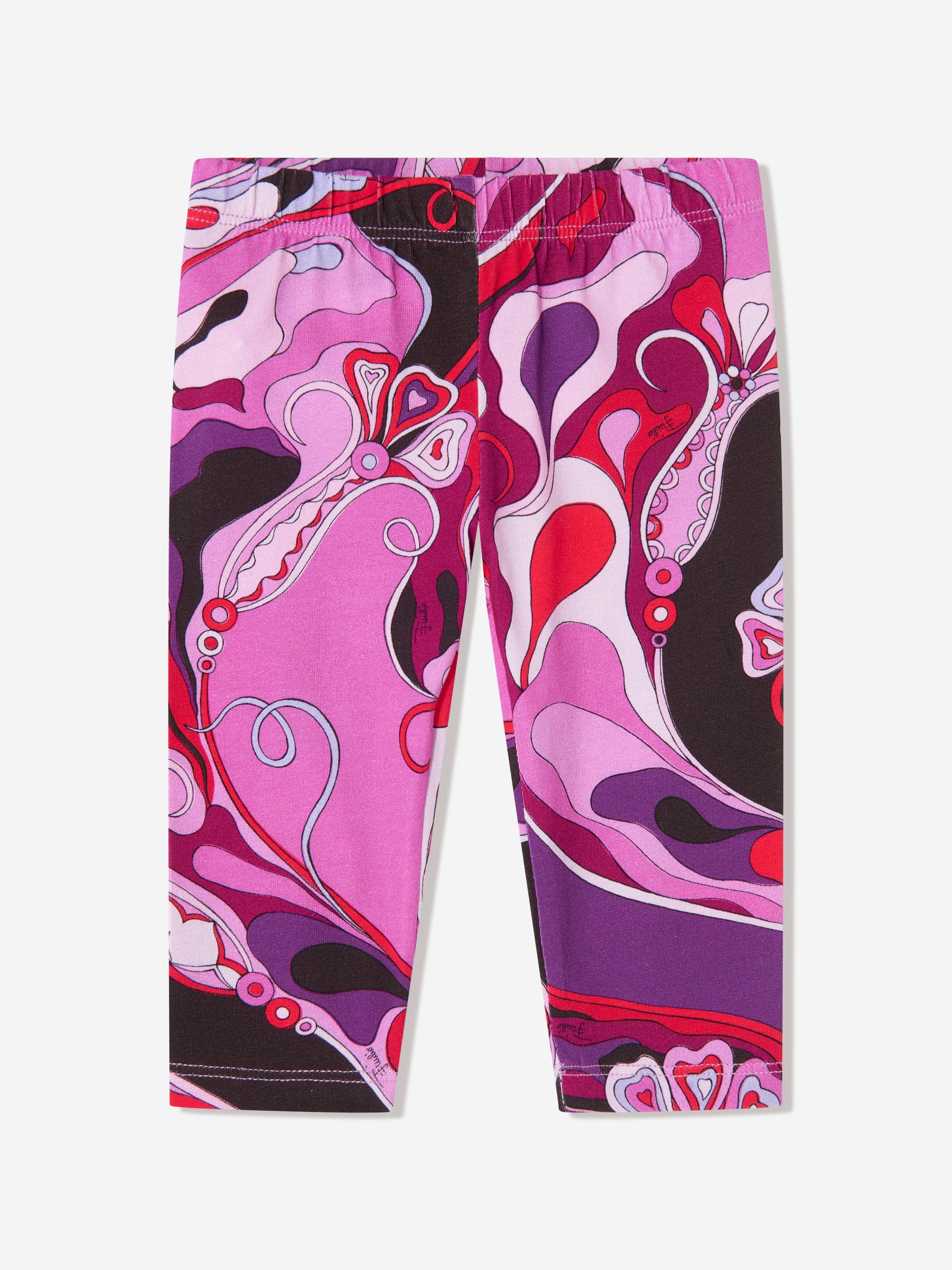 Baby Girls Orchidee Print Leggings in Pink