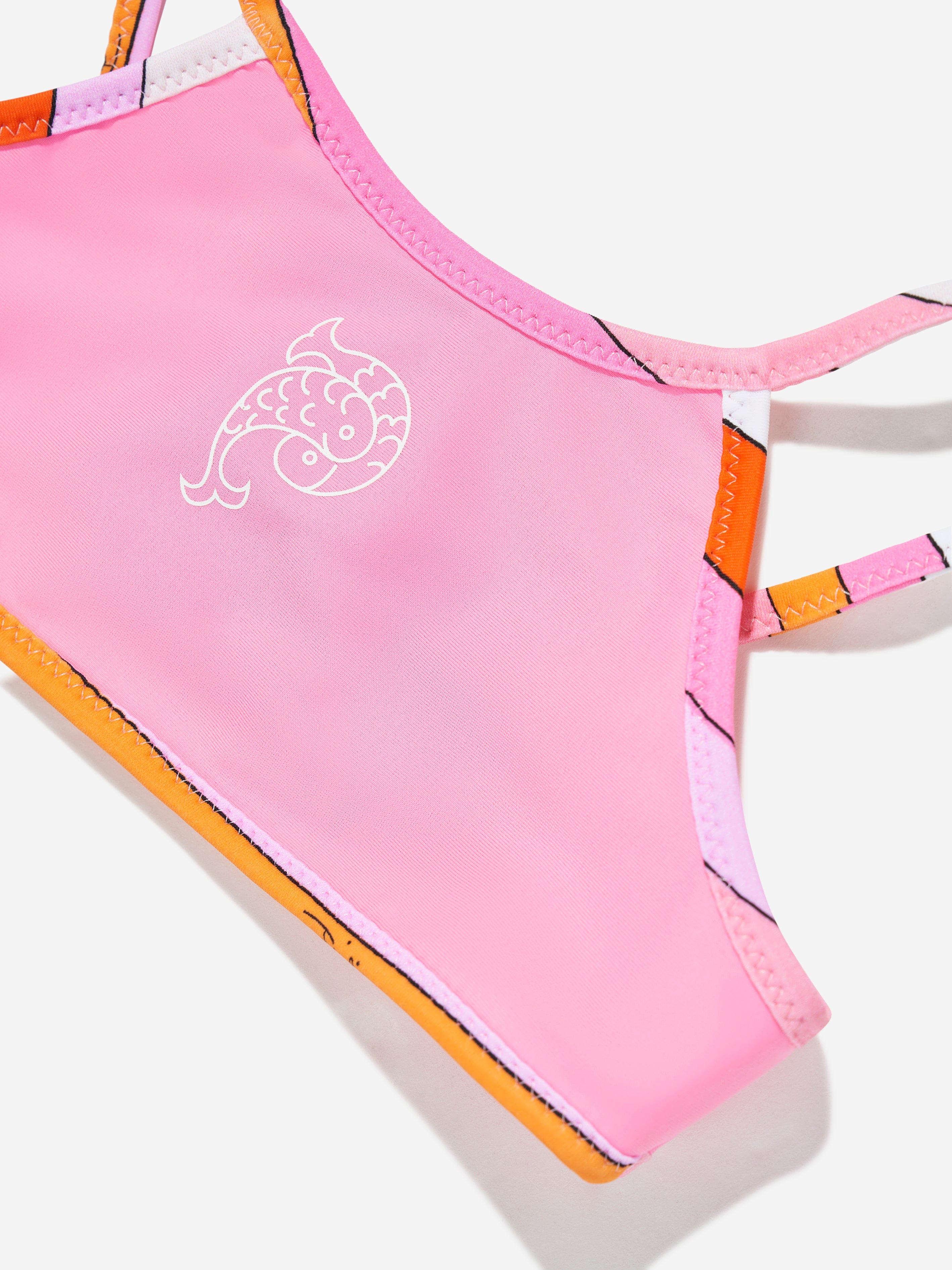 PUCCI Girls Logo Bikini in Pink | Childsplay Clothing