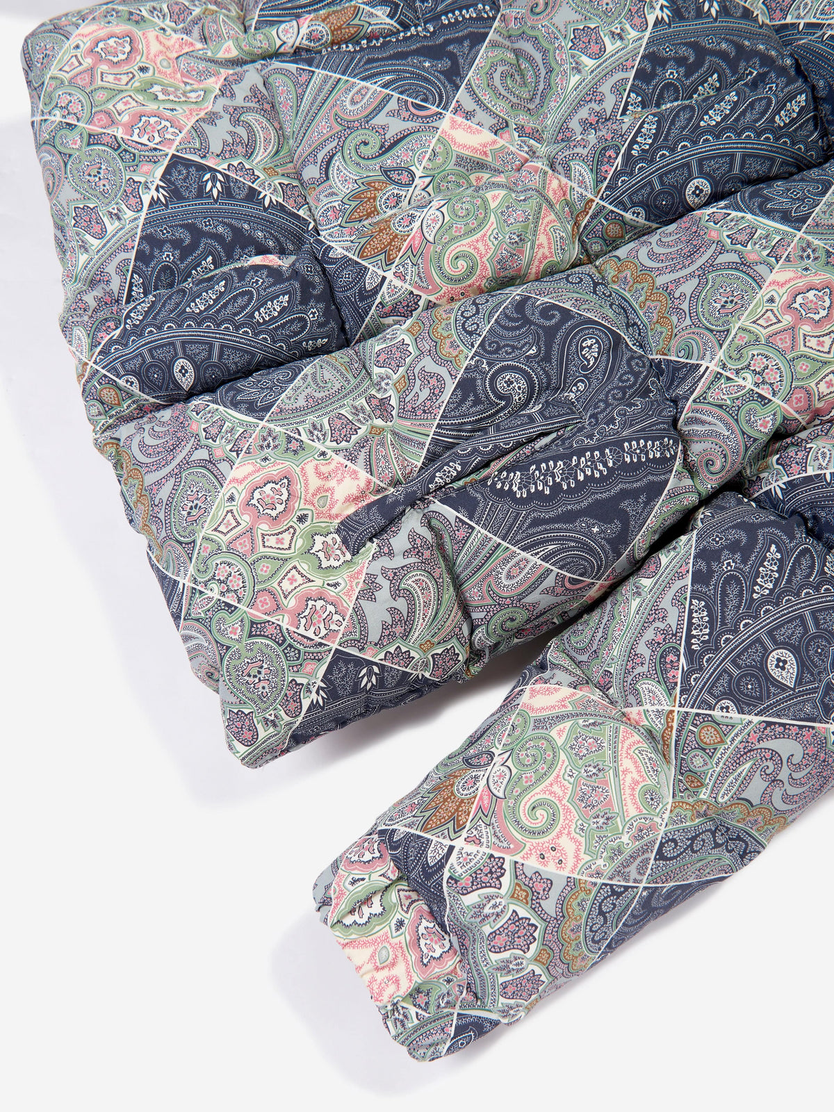 Etro Kids Paisley Puffer Jacket in Blue | Childsplay Clothing