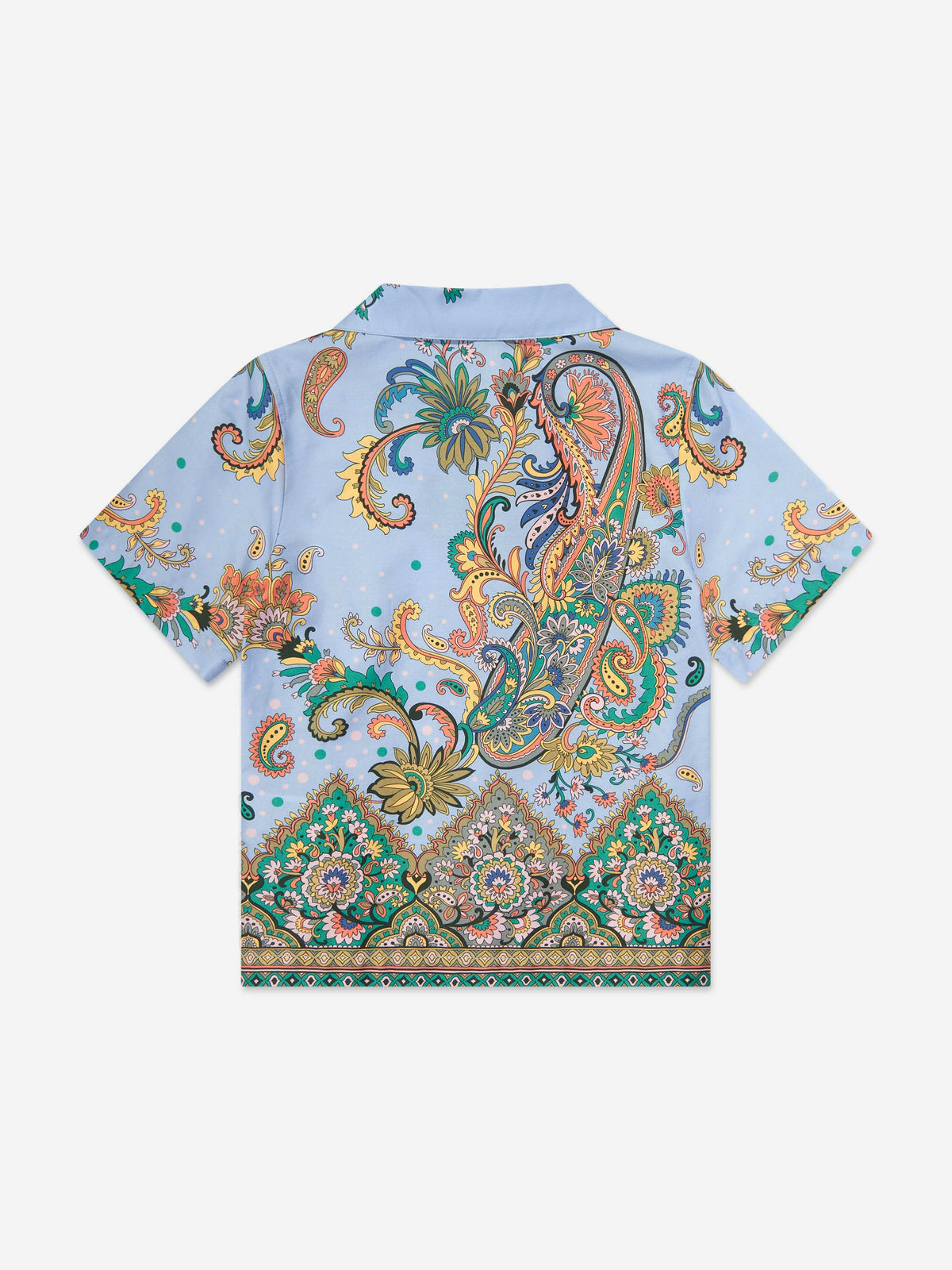 Etro Boys Paisley Print Shirt in Blue | Childsplay Clothing