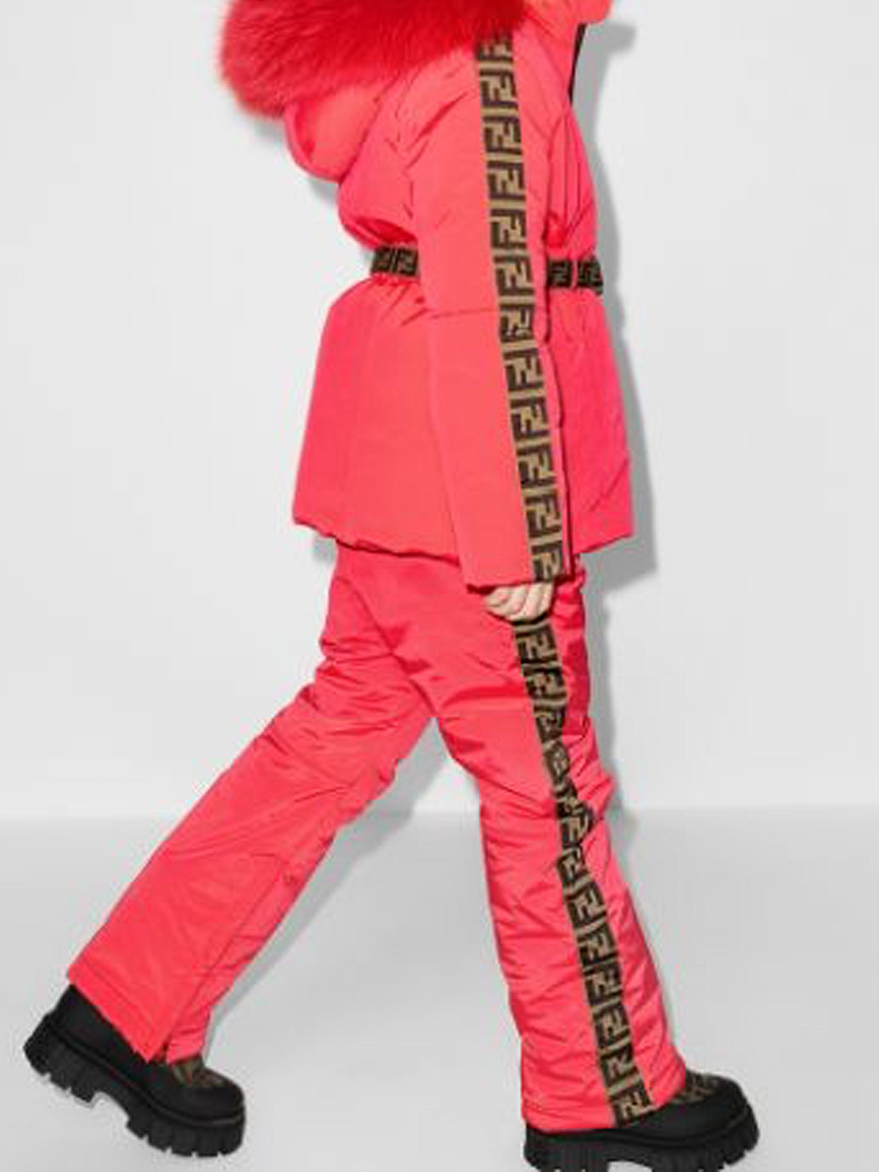 Fendi Girls FF Logo Trim Ski Trousers | Childsplay Clothing