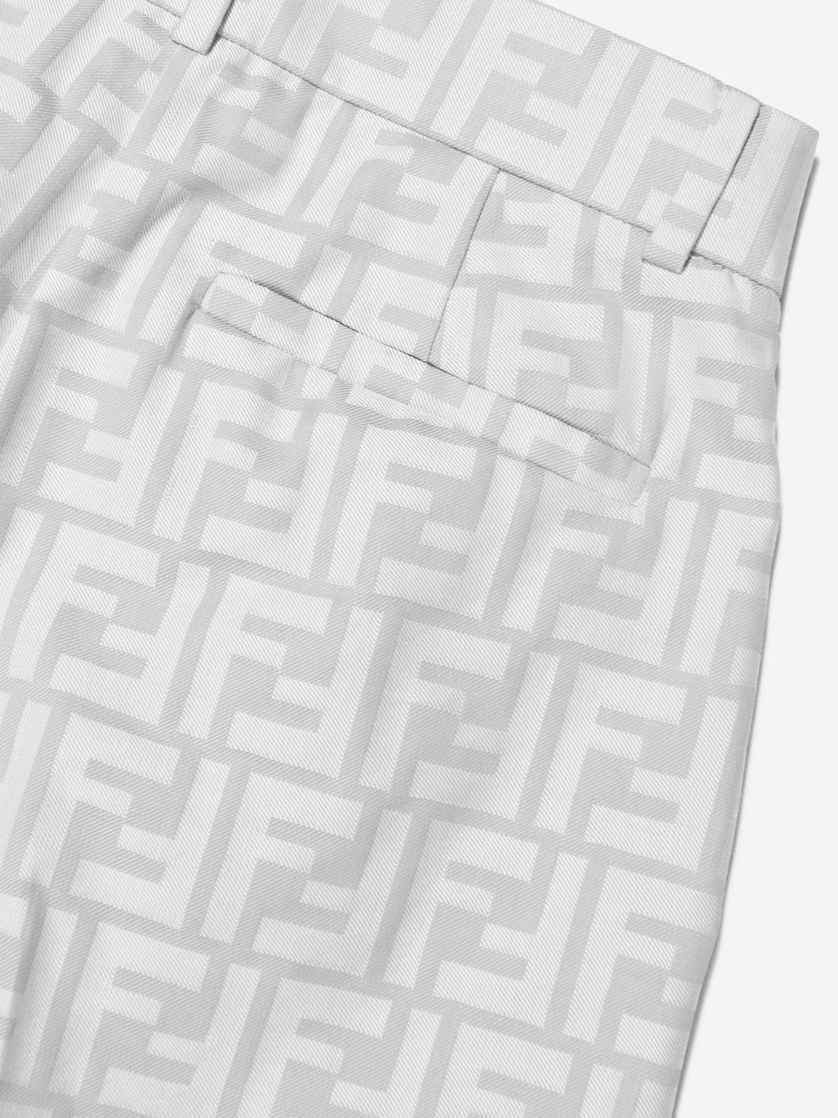 Fendi Boys FF Logo Shorts in Grey | Childsplay Clothing