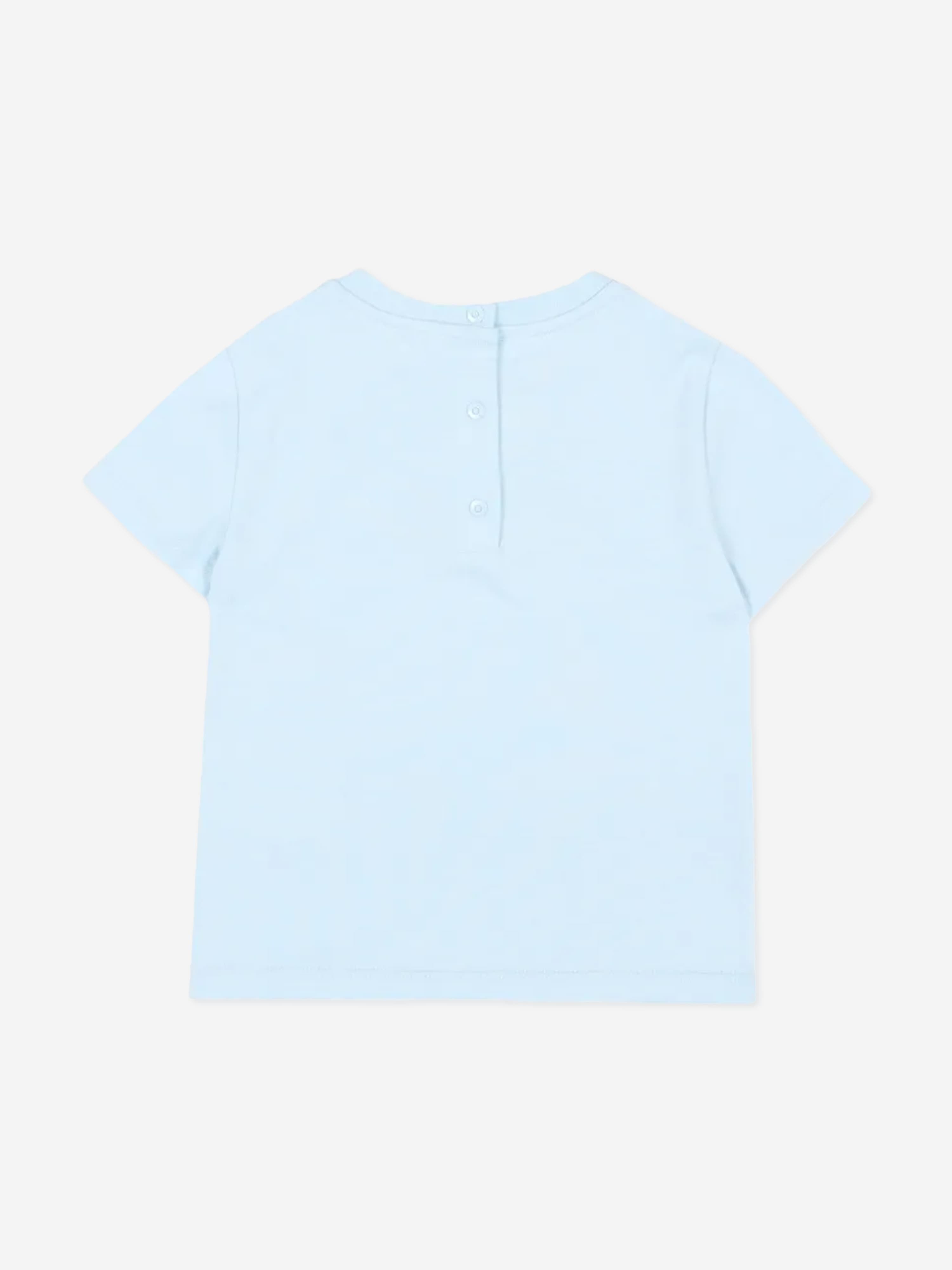 Fendi Baby Logo T-Shirt in Blue | Designer Baby T-Shirt