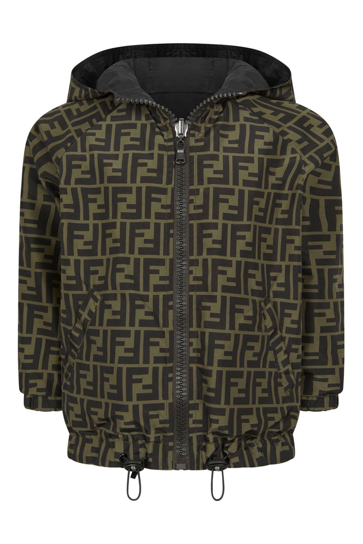 Fendi Kids - Kids Logo Trim K-Way Jacket | Childsplay Clothing