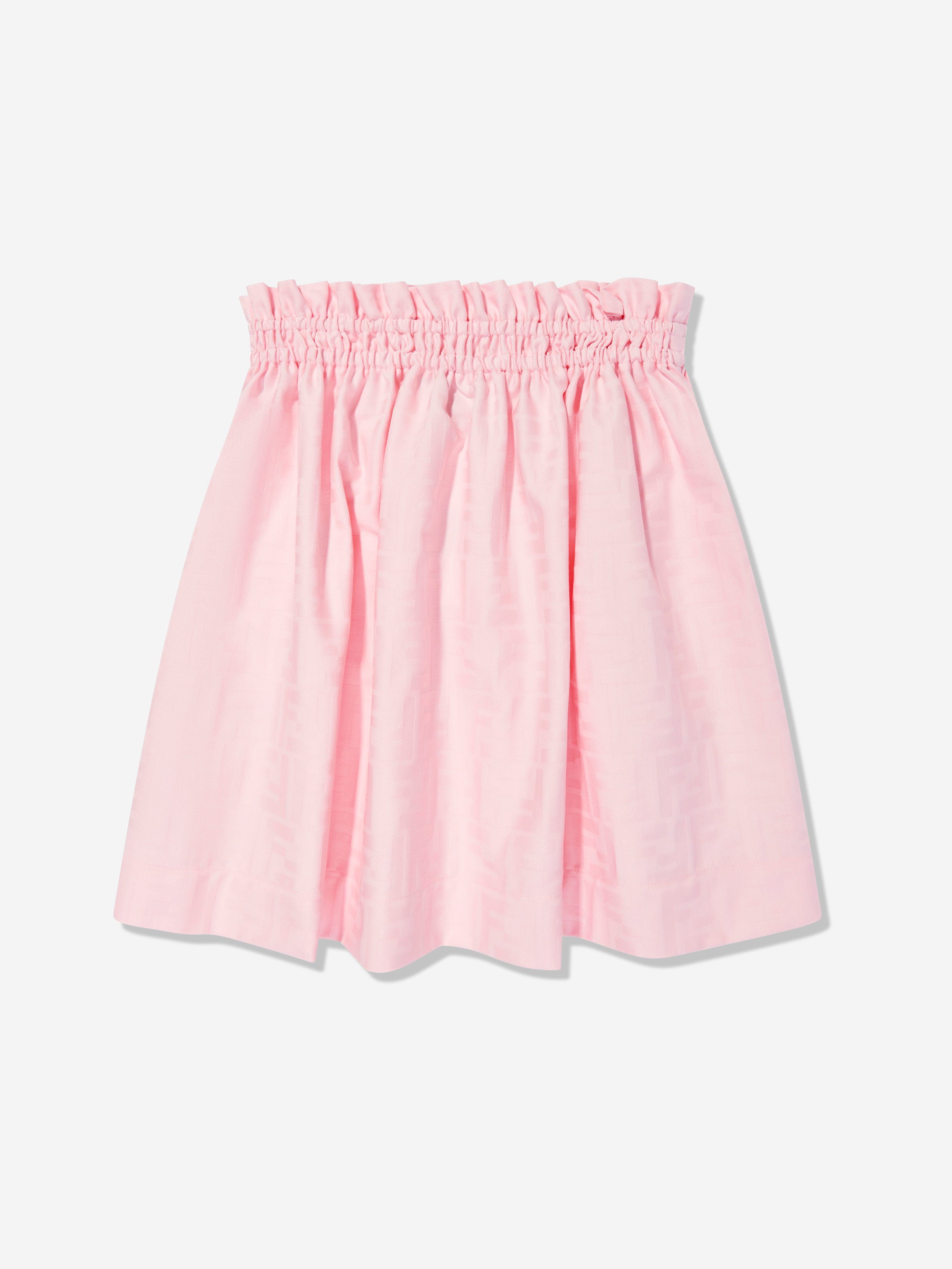 Fendi Girls FF Jacquard Skirt in Pink | Childsplay Clothing