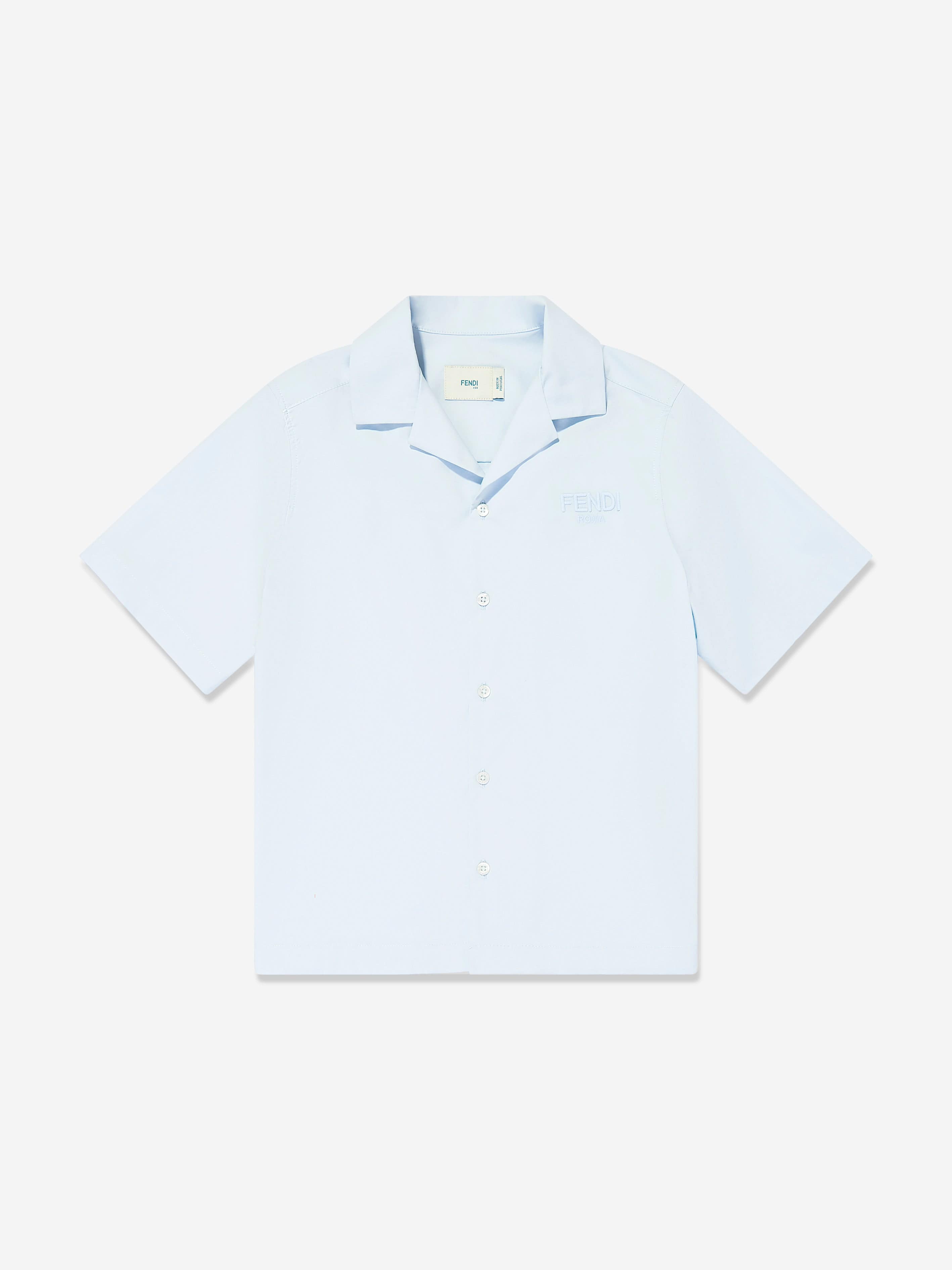 Fendi Shirt Fendi Shorts Kids Fendi Kids Boys Short Sleeve Logo