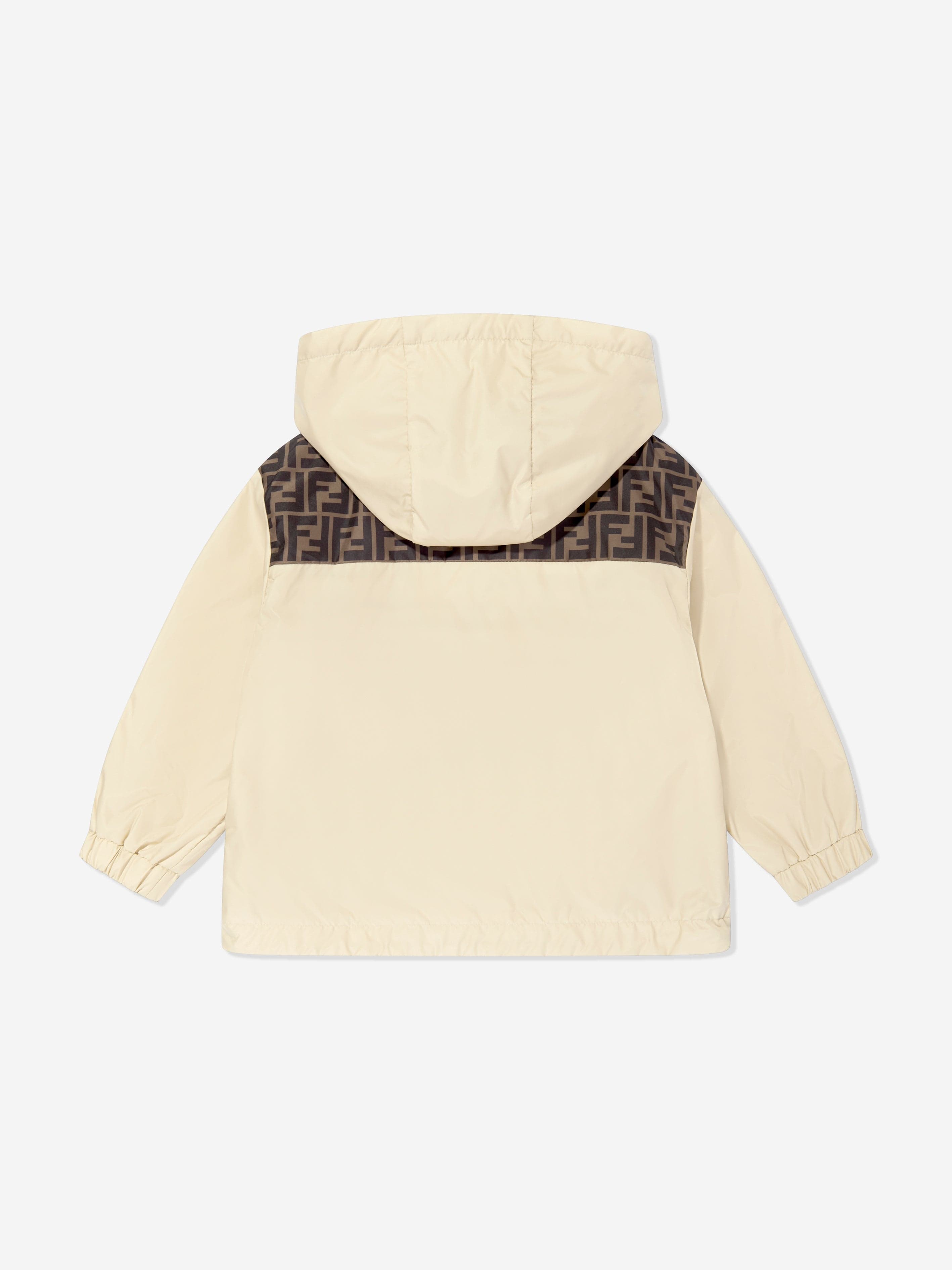 Fendi Kids K-Way Jacket in Beige | Childsplay Clothing