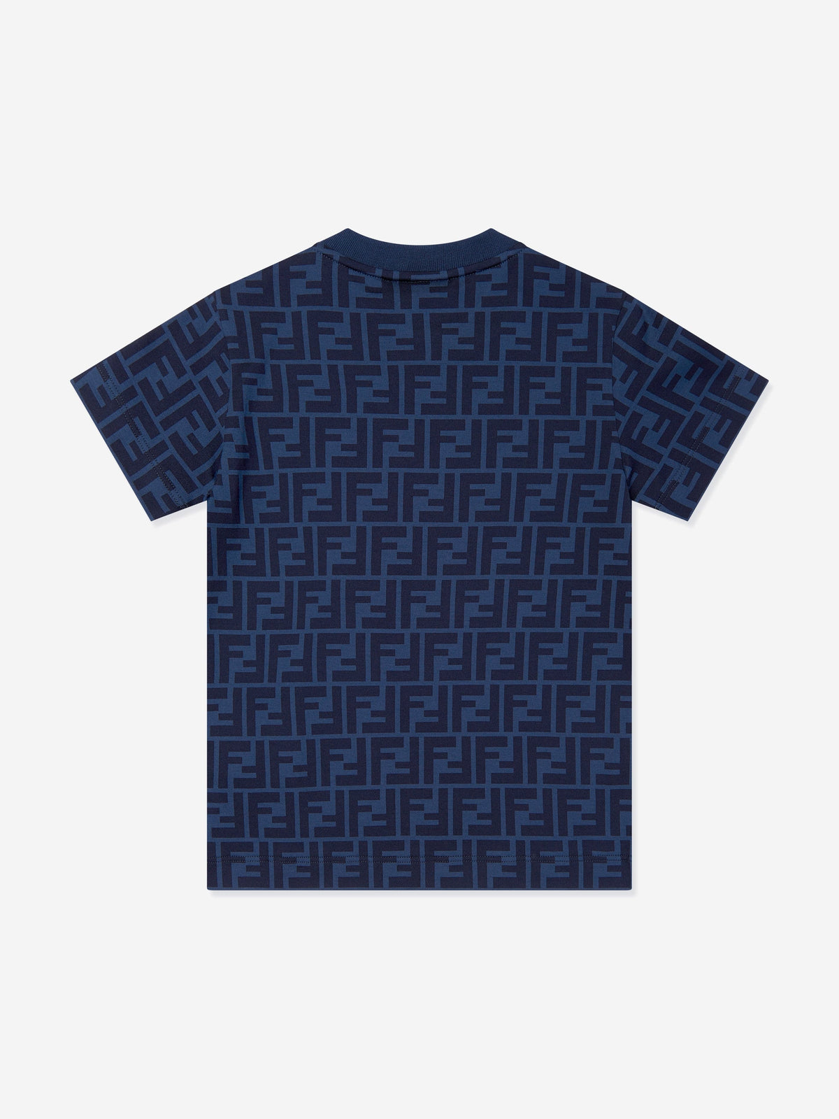 Fendi Kids FF Logo T-Shirt in Navy | Childsplay Clothing