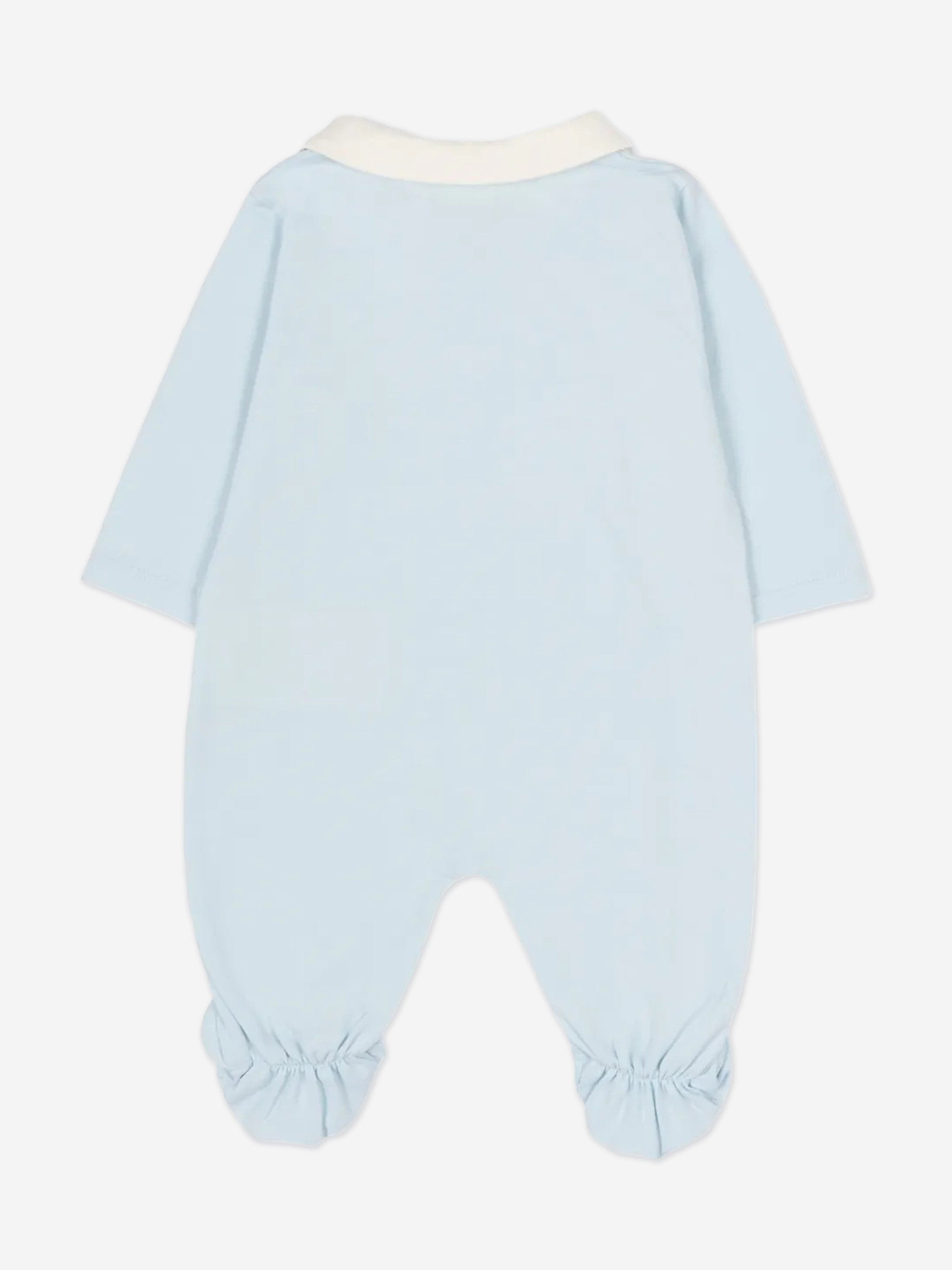 Fendi Baby Boys Logo Babygrow Set in Blue | Childsplay Clothing