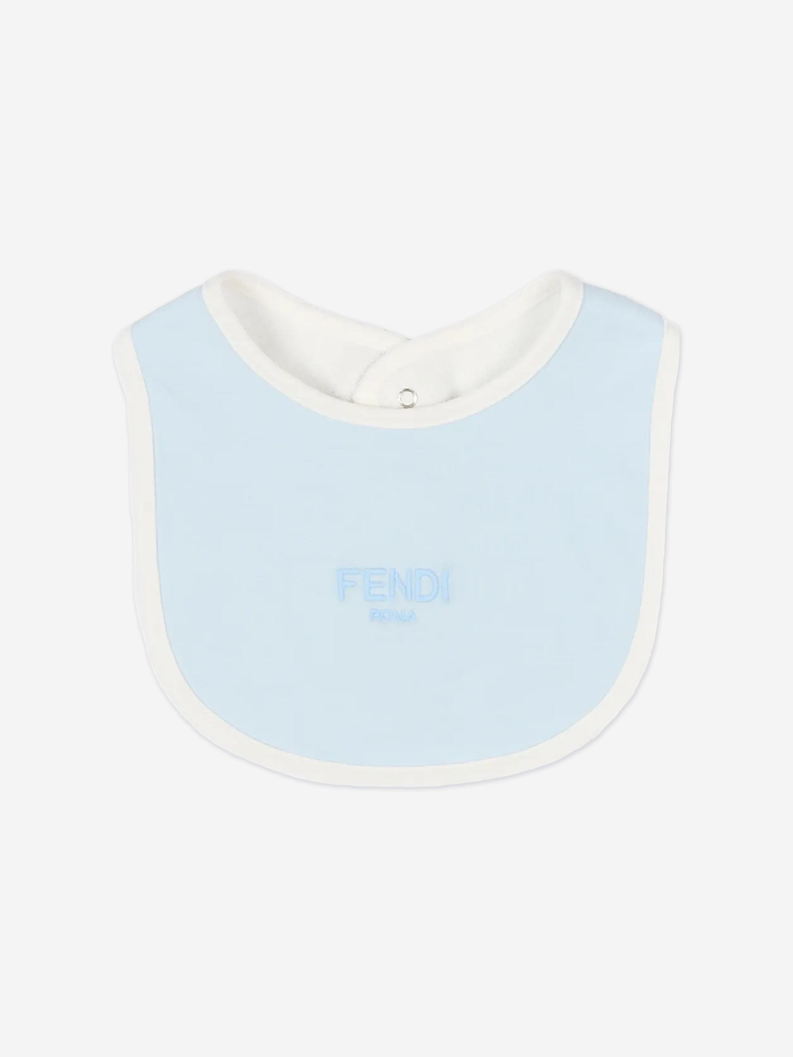 Fendi Baby Boys Logo Babygrow Set in Blue | Childsplay Clothing