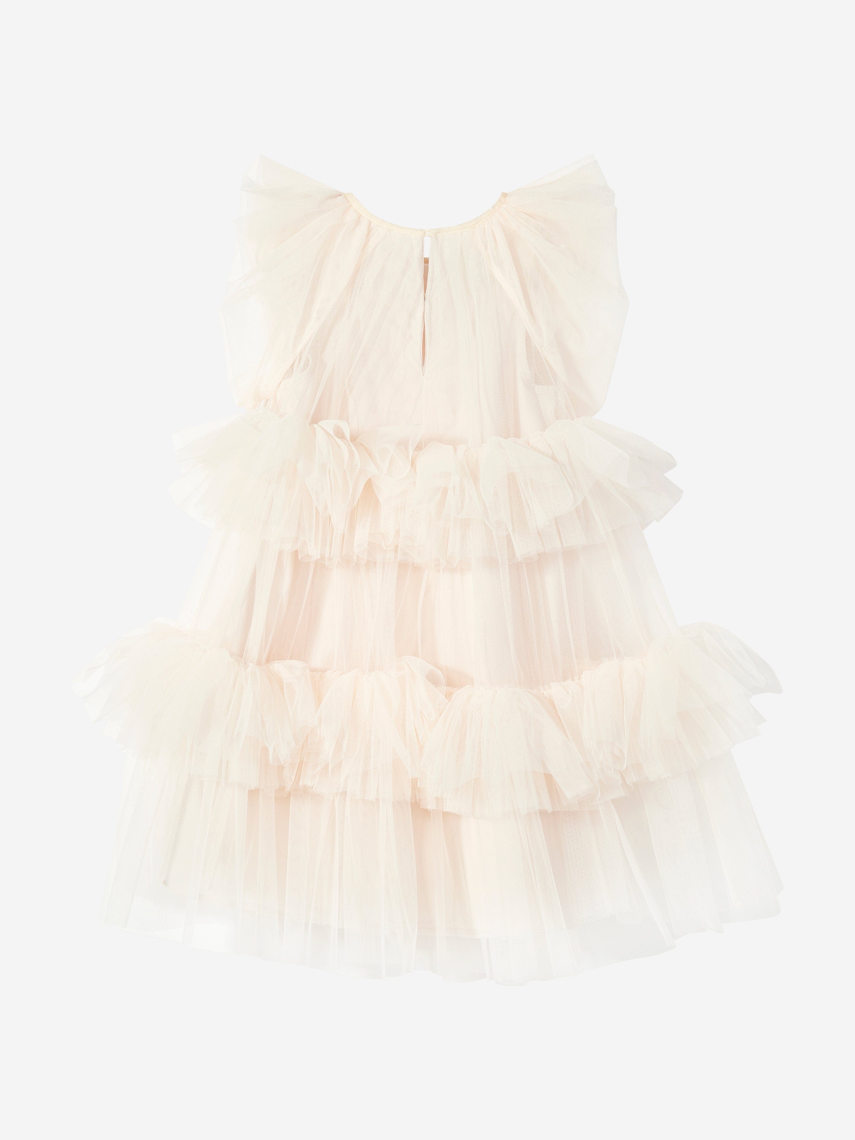 Fendi Girls Tulle Dress in Pink | Childsplay Clothing