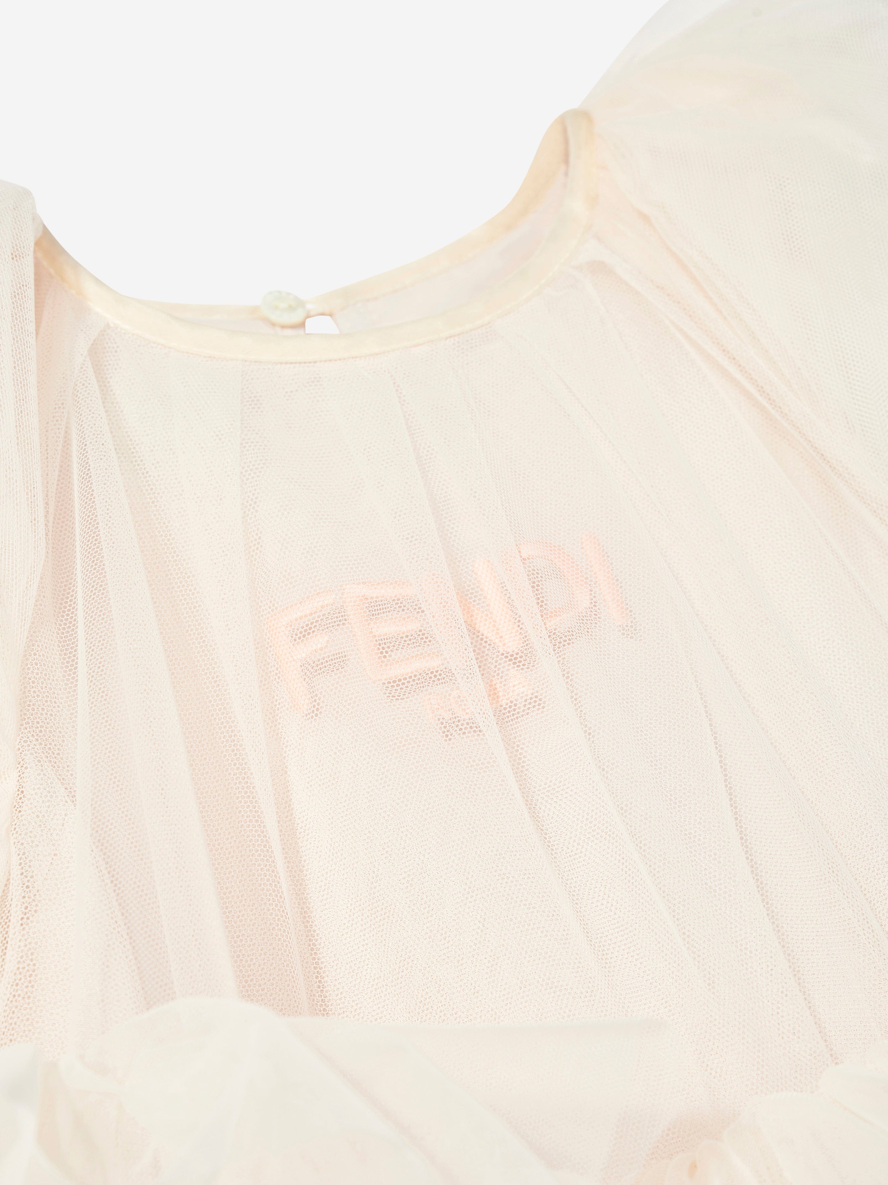 Fendi Girls Tulle Dress in Pink | Childsplay Clothing