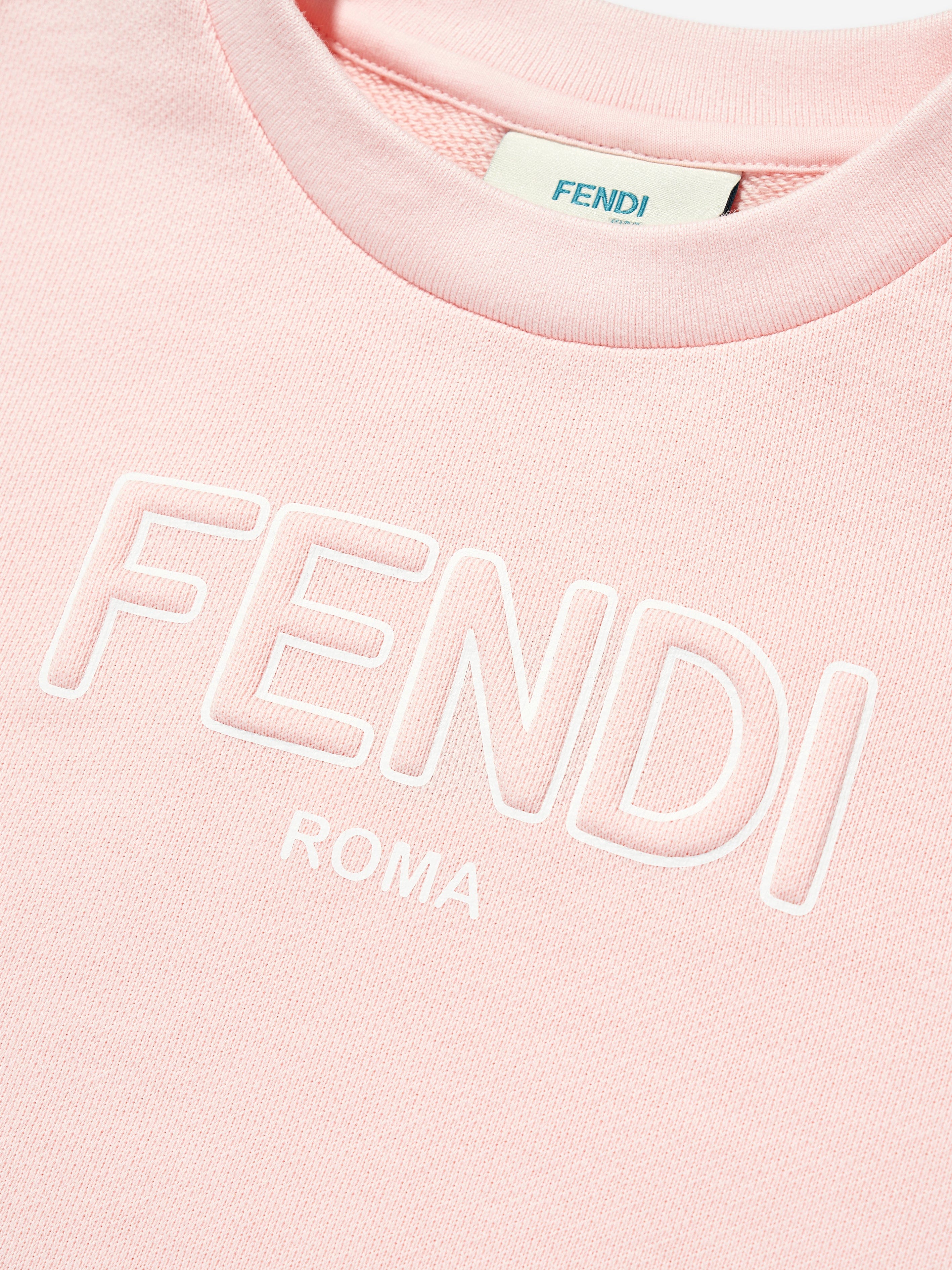 FENDI ライトピンク 半袖Tシャツ FENDI（フェンディ） FENDI KIDS キッズ Tシャツ JUI159 7AJ