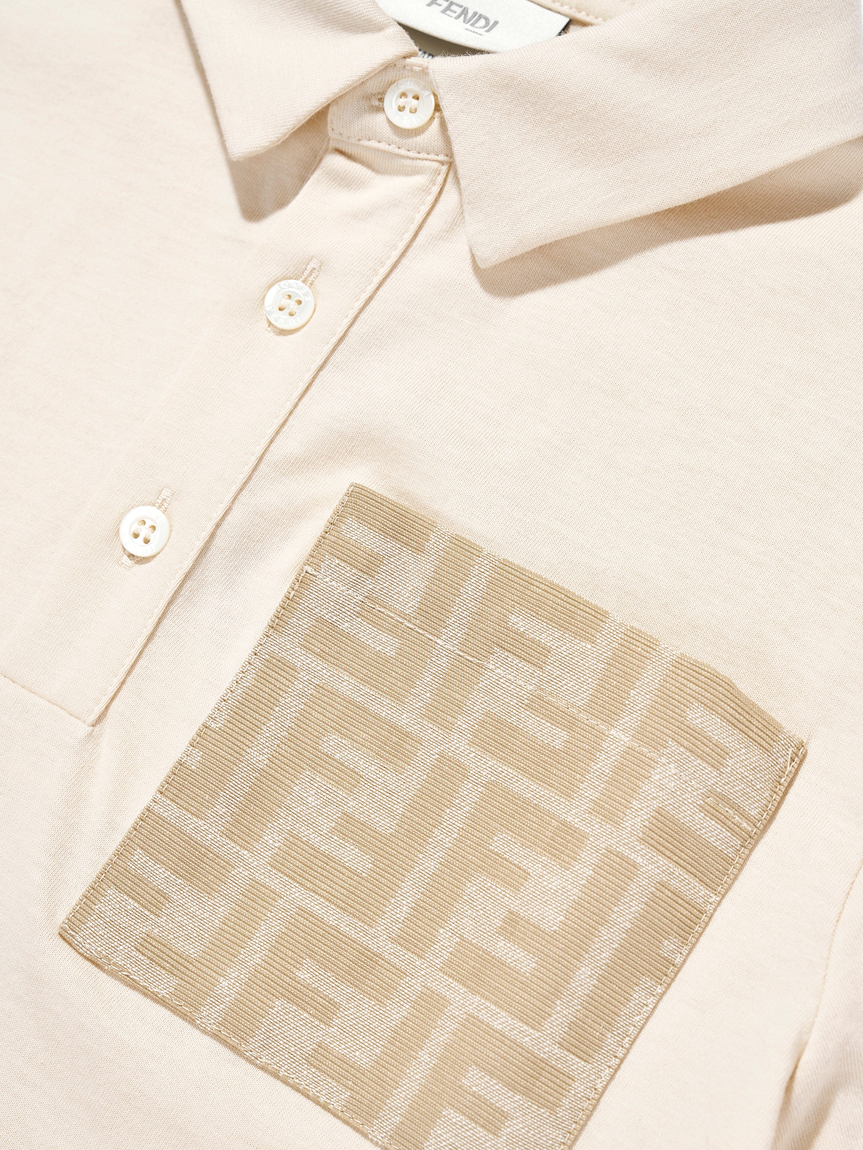 FENDI アイボリー ポロシャツ Polo shirt - White | FENDI US