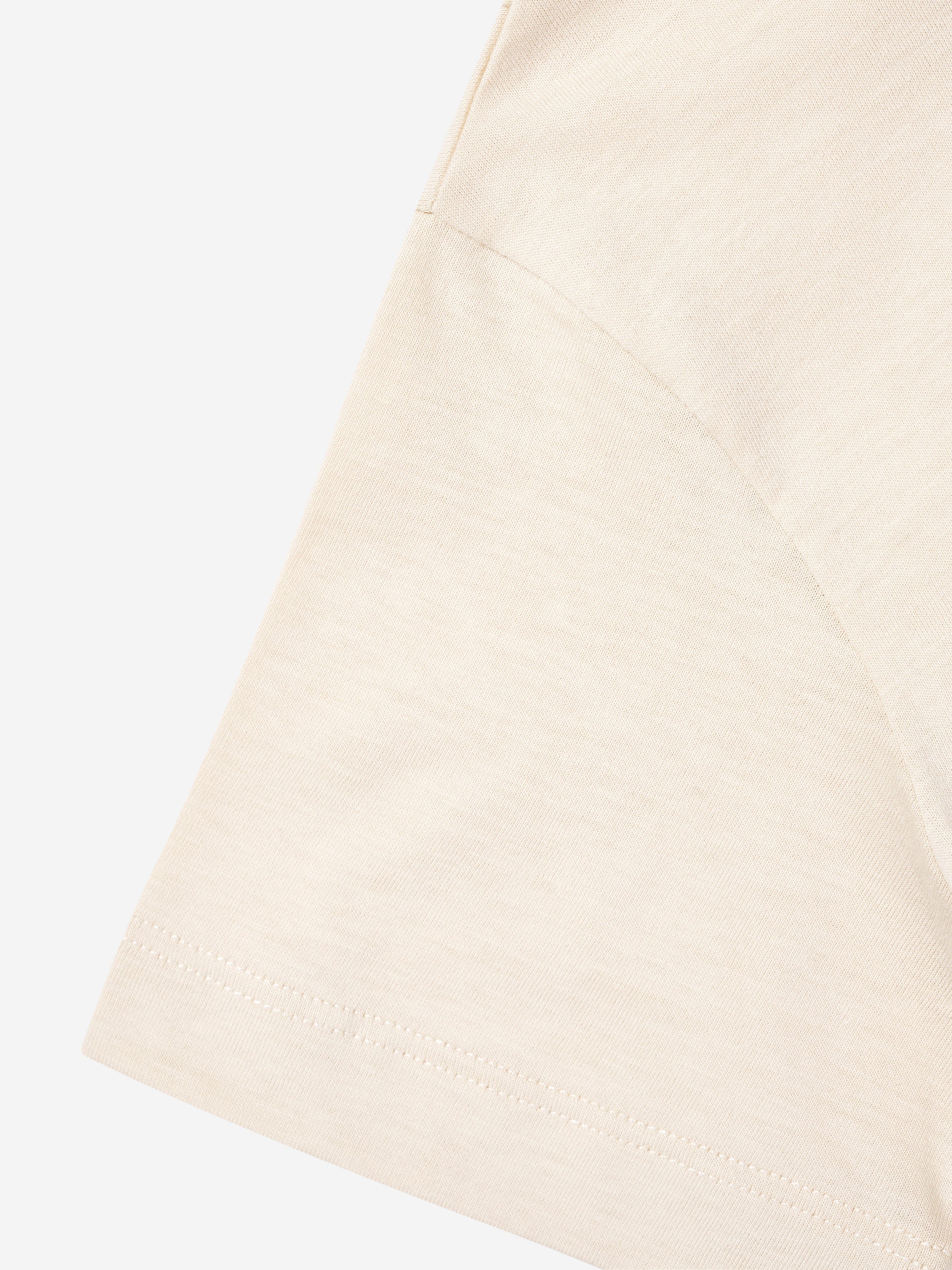 Fendi Boys FF Logo Pocket Polo Shirt in Beige | Childsplay Clothing