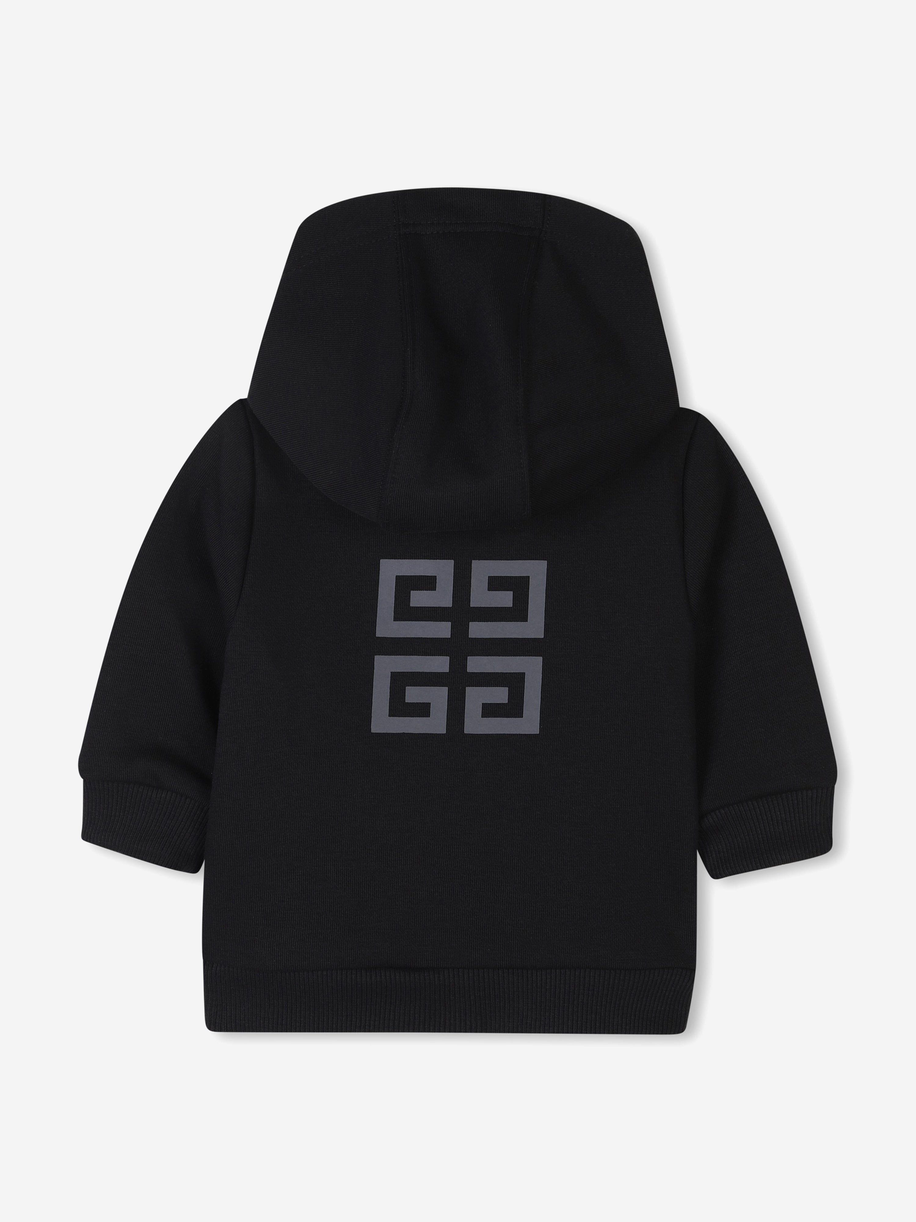 GIVENCHY キッズ スエット Givenchy Baby Boys 4G Logo Zip Up Top in Black | Childsplay Clothing