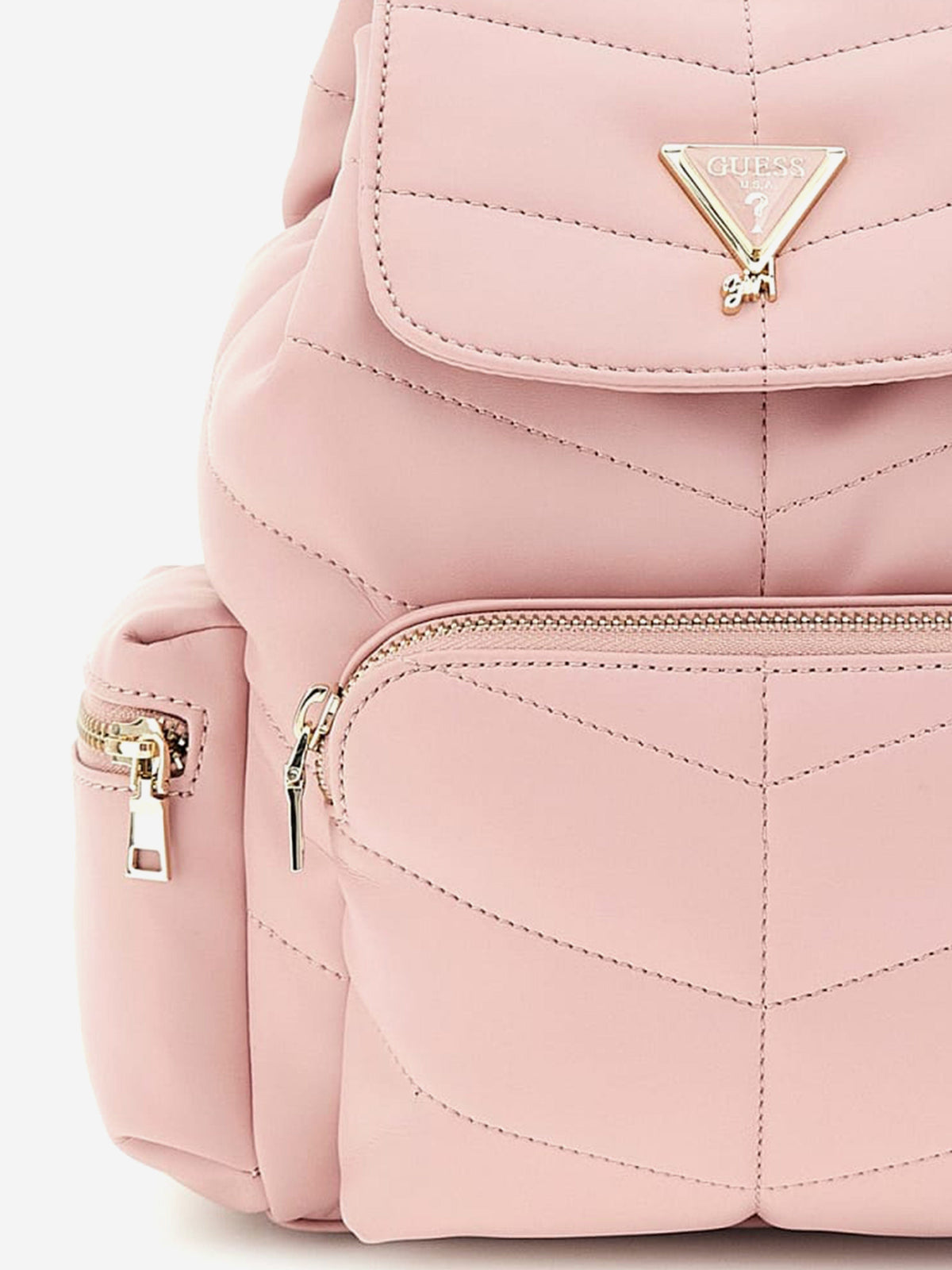 Guess Girls Padded Backpack in Pink (25cm) | Childsplay Clothing