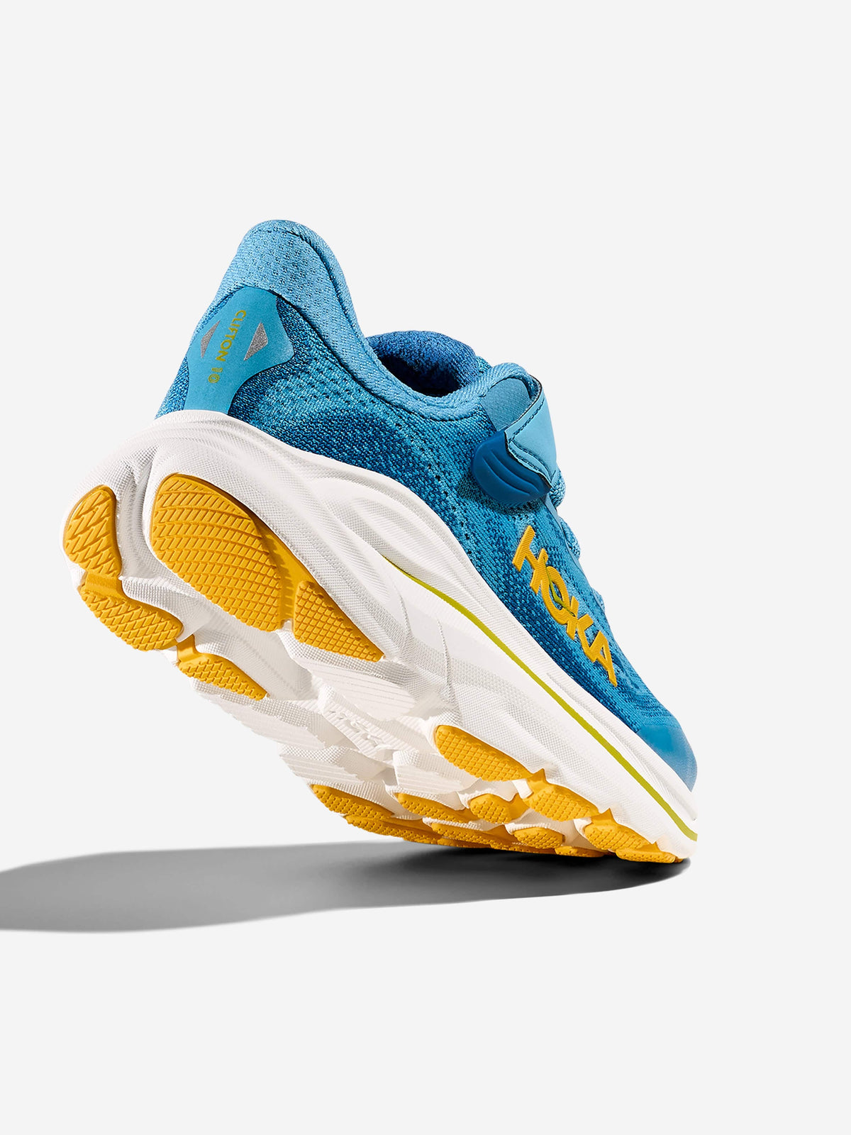 HOKA Kids Clifton 10 Trainers in Blue | Childsplay Clothing display picture 2