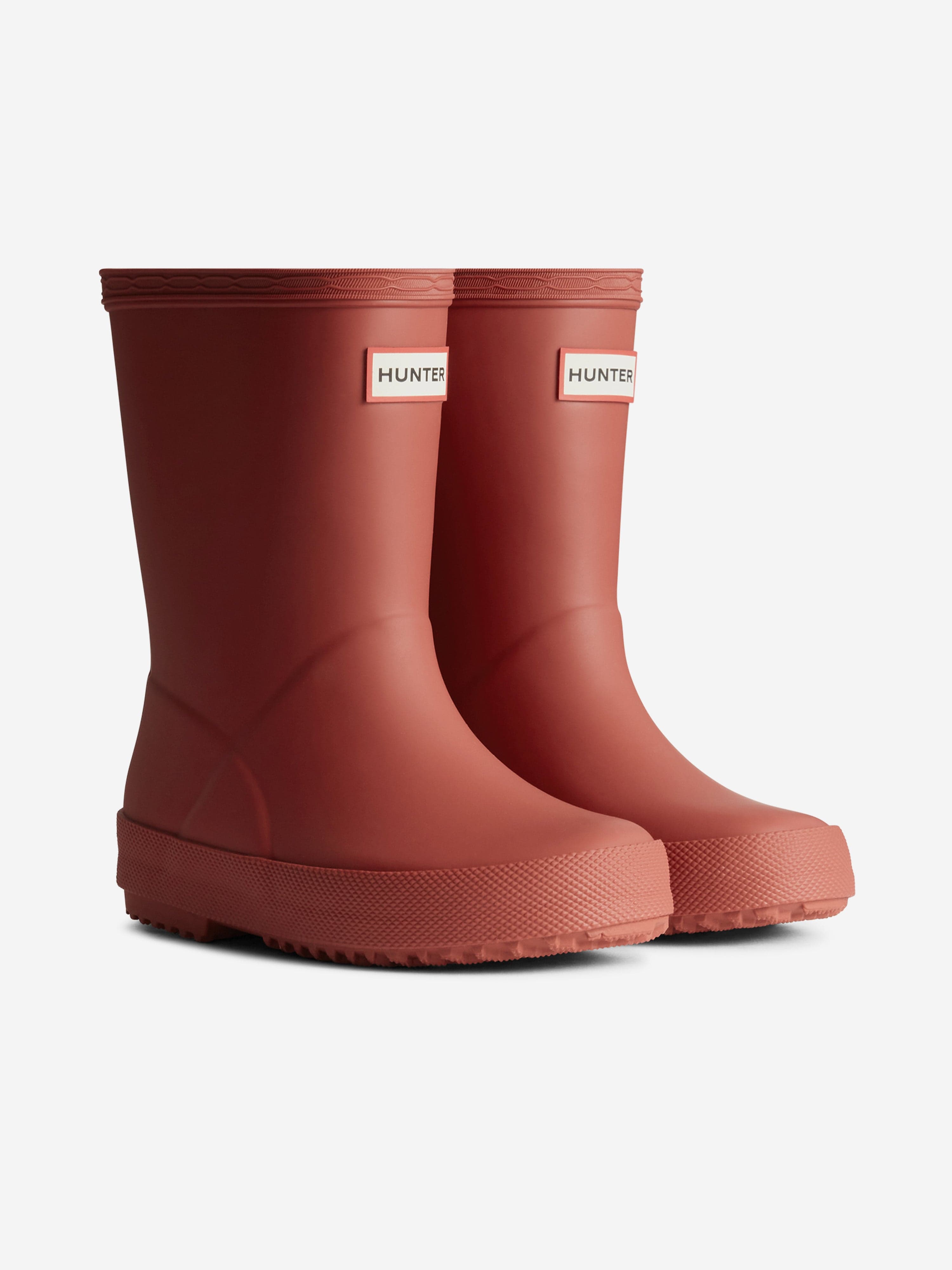 Hunter Hunter Kids First Wellington Boots in Red Childsplay Clothing