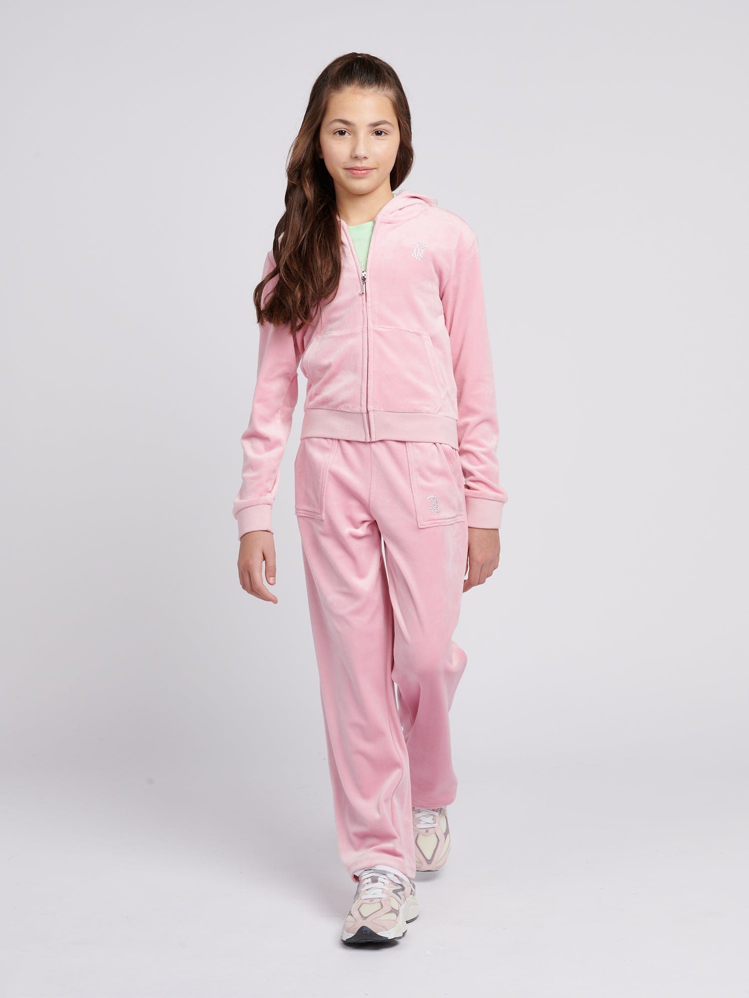 Pink Juicy Juicy Couture Girls Tracksuit Juicy Couture Girls Pink