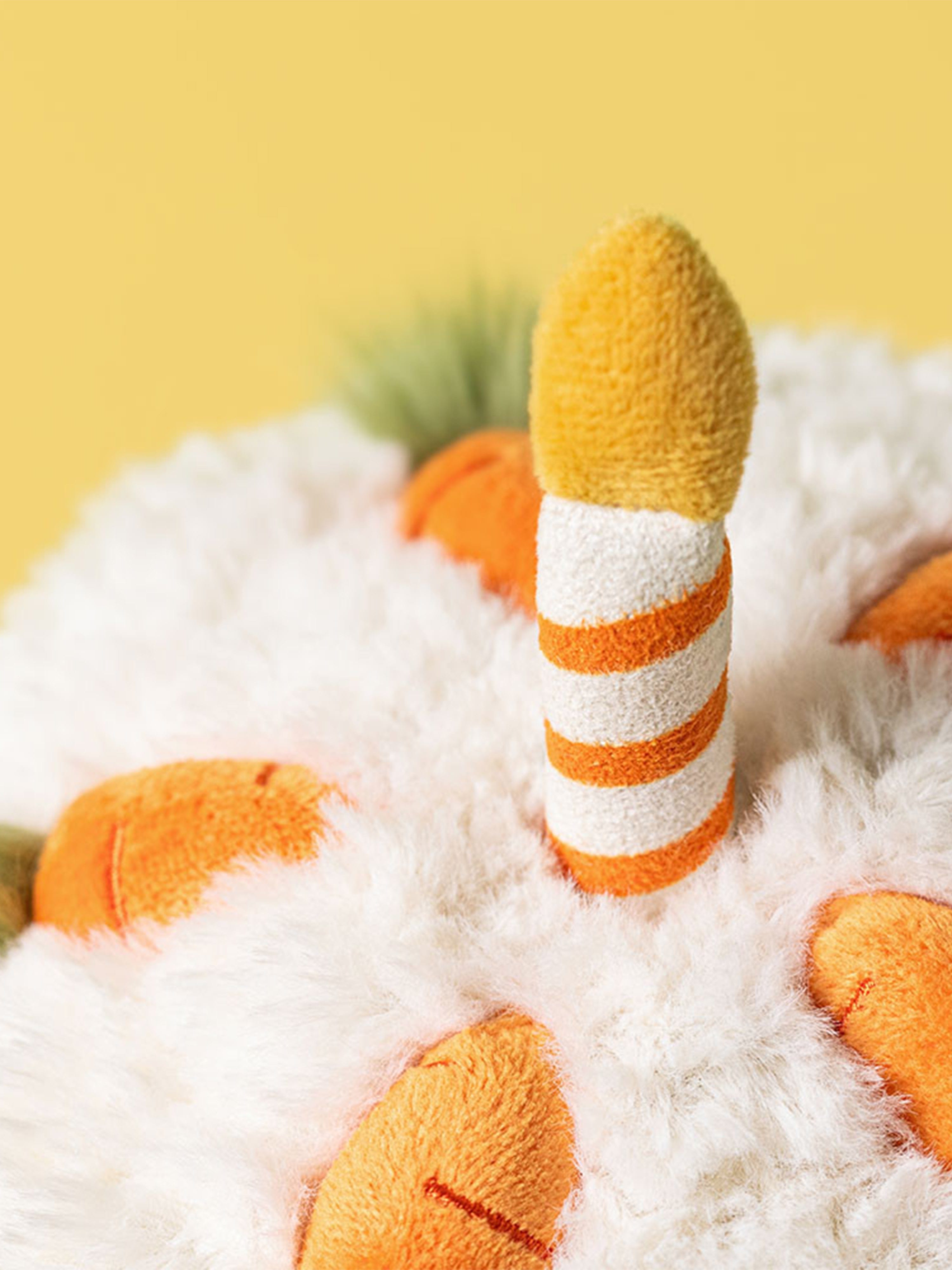Jellycat Amuseables Carrot Cake in Brown (15cm) | Childsplay Clothing