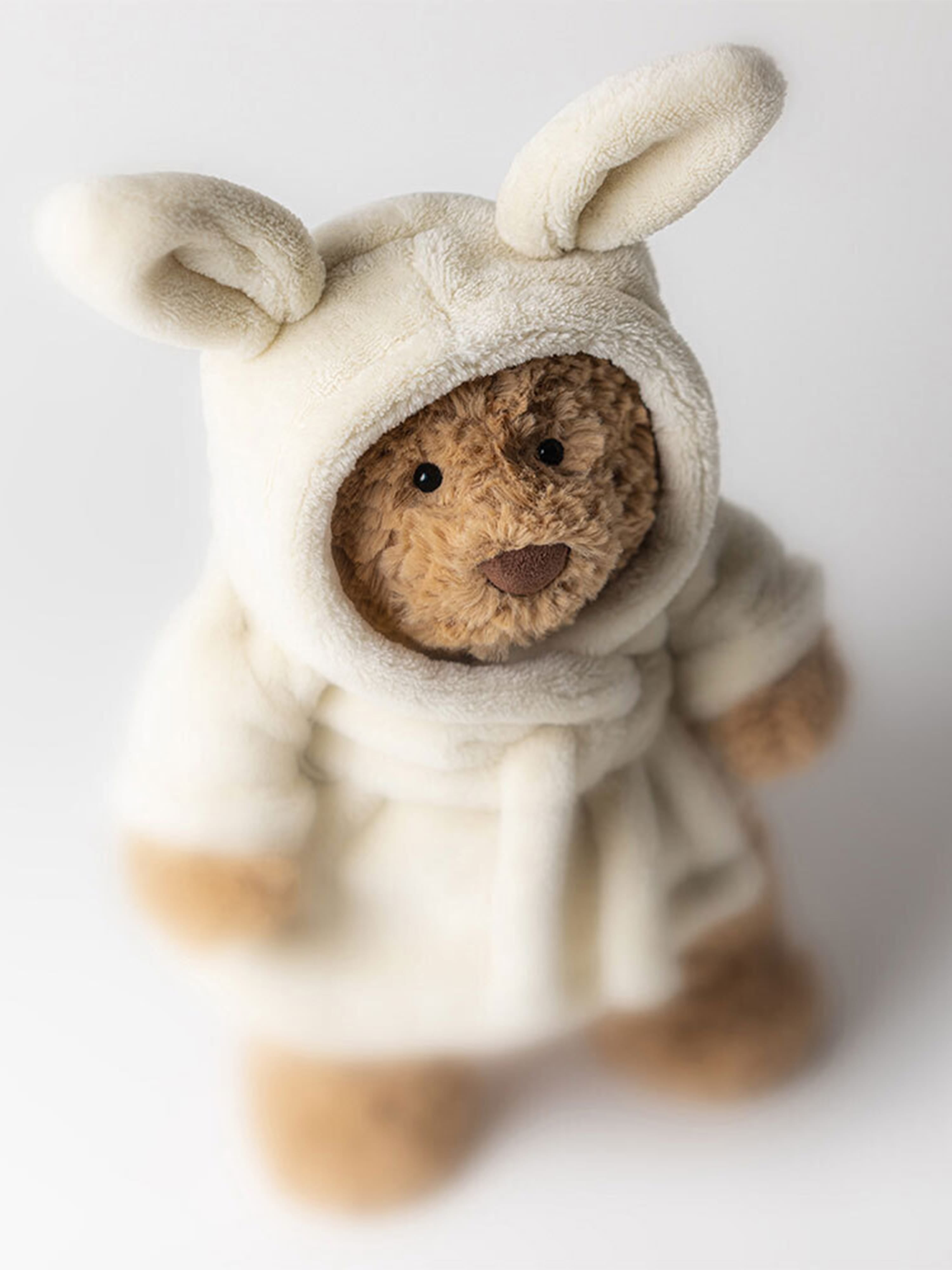 Jellycat Bartholomew Bear Bathrobe Outfit Brown 26cm | Soft Toy