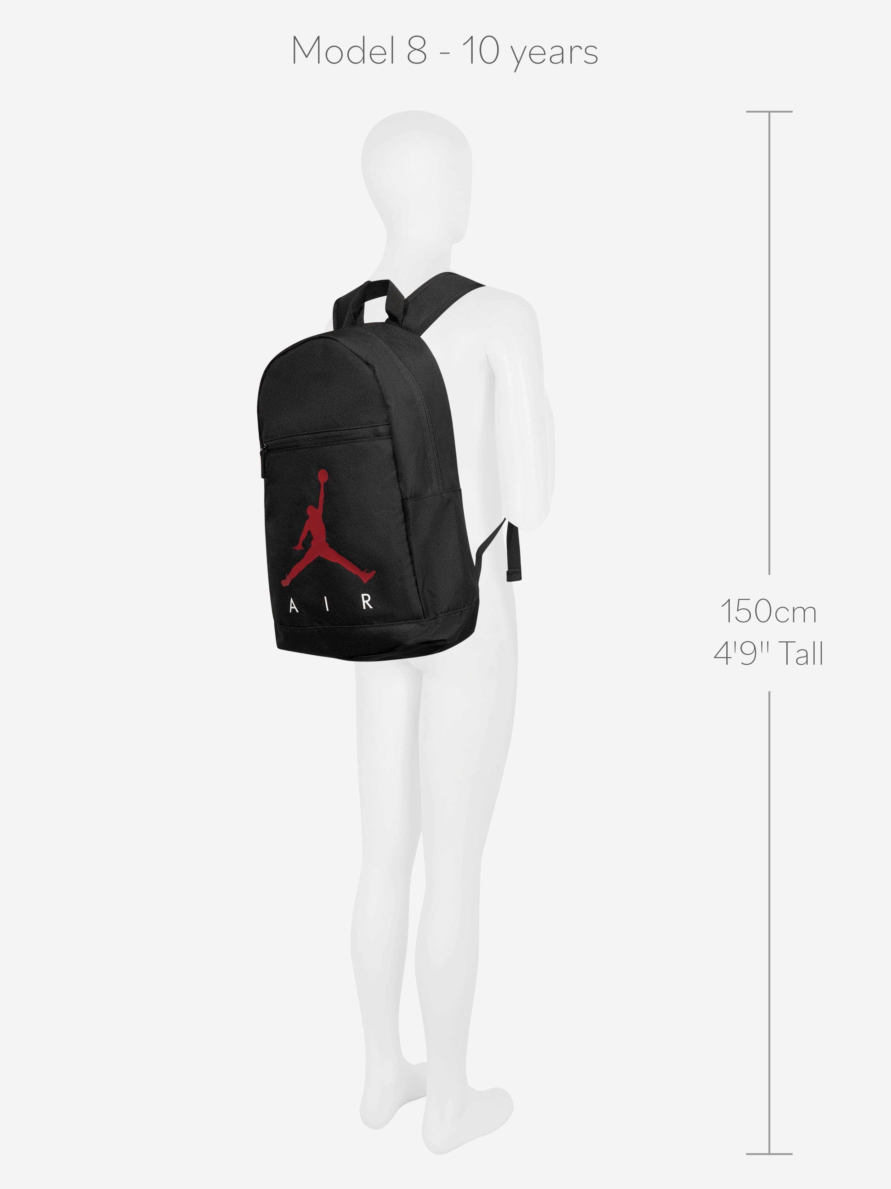 nike air jordan backpack black Jordan Kids Air School Backpack With Pencil Case in Black (45cm)